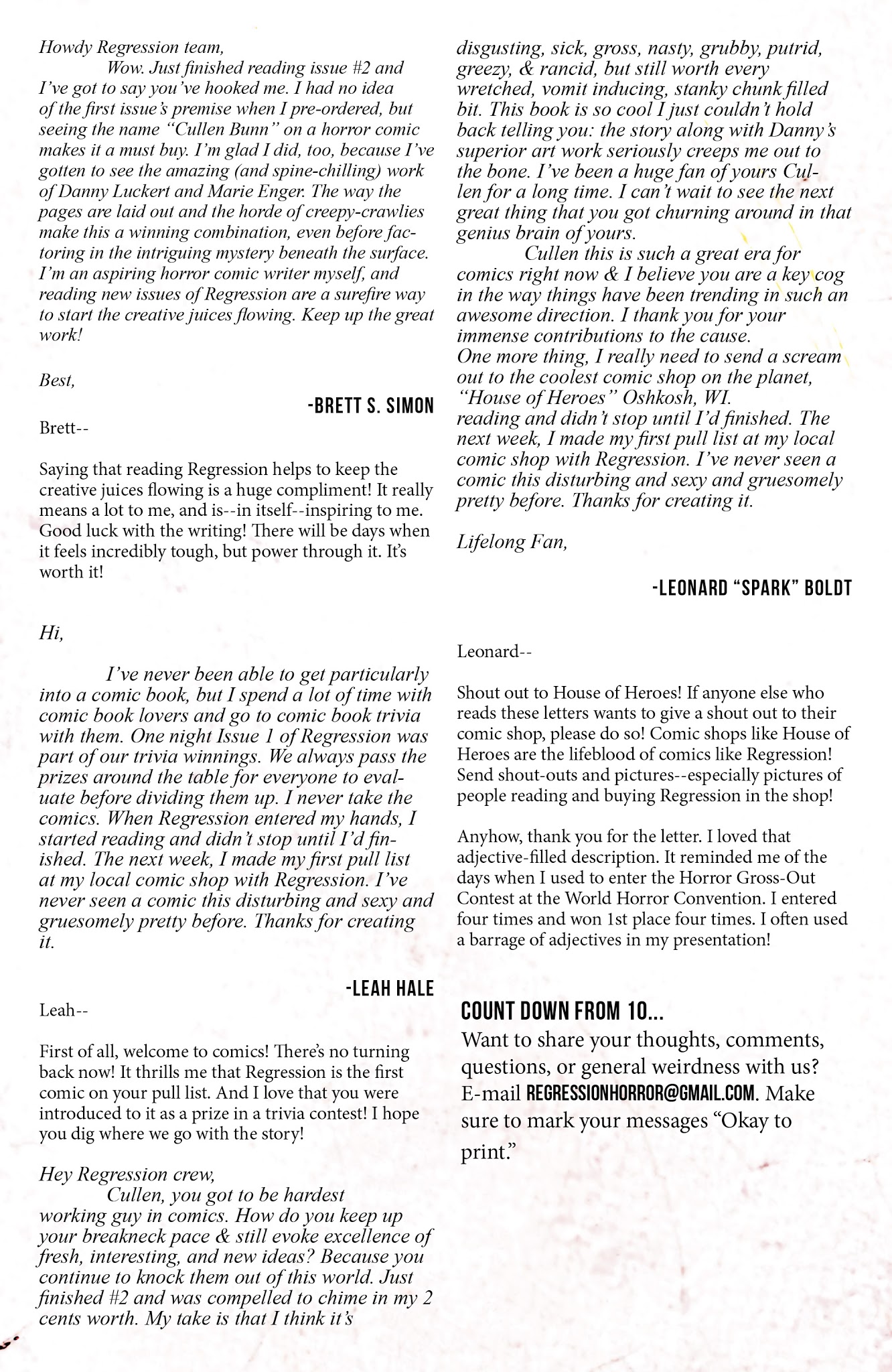 Read online Regression comic -  Issue #5 - 25