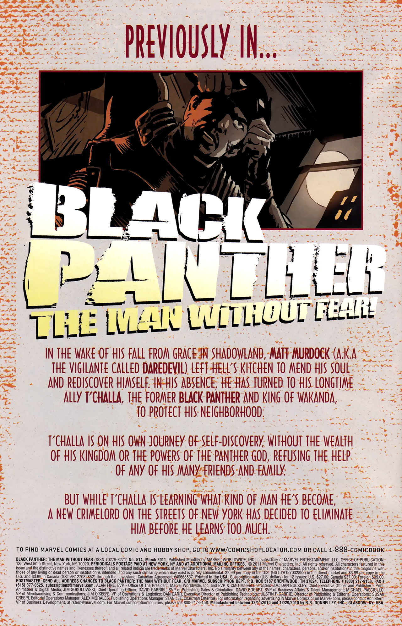 Read online Black Panther: The Man Without Fear comic -  Issue #514 - 6