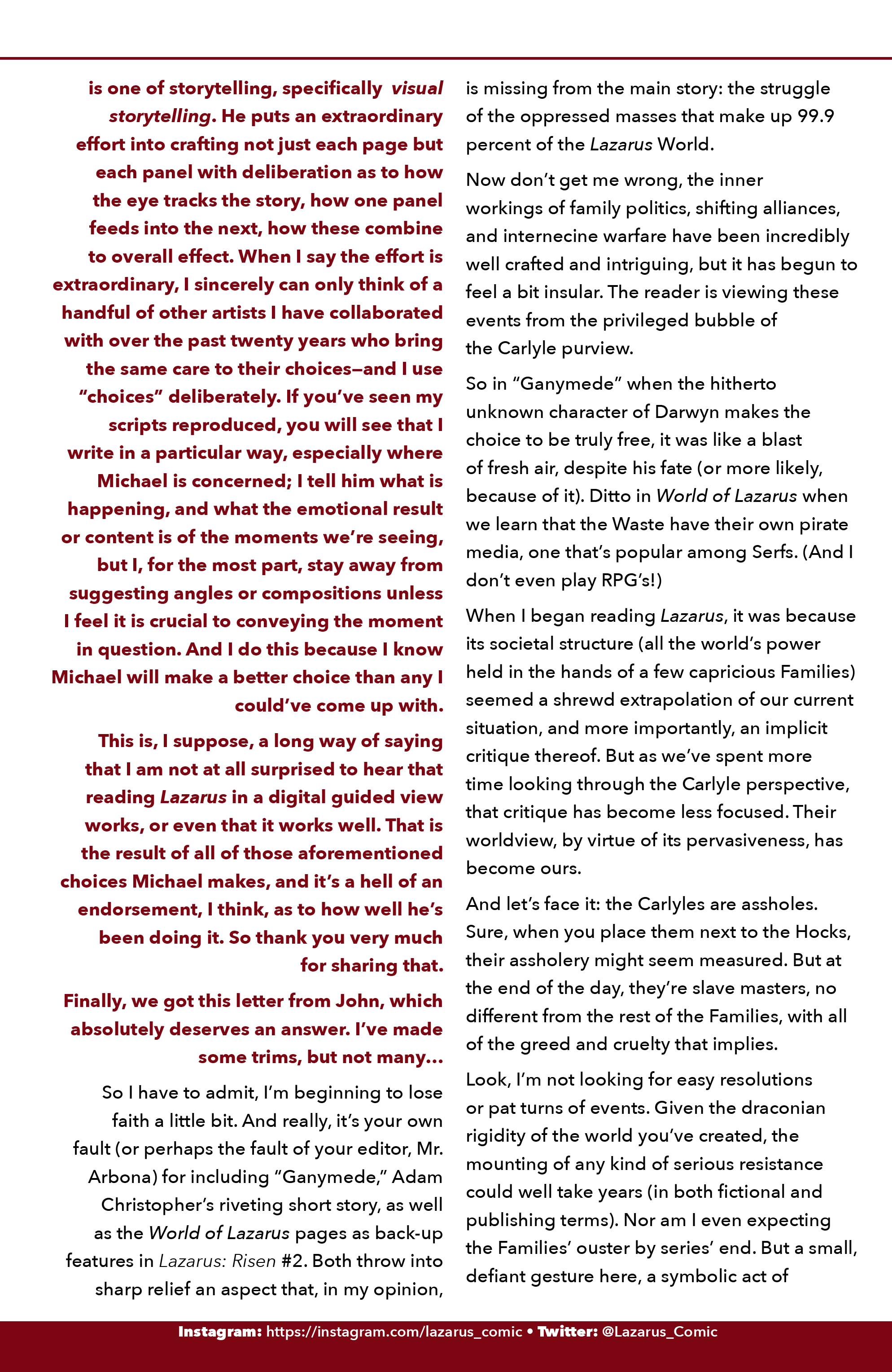 Read online Lazarus: Risen comic -  Issue #4 - 62