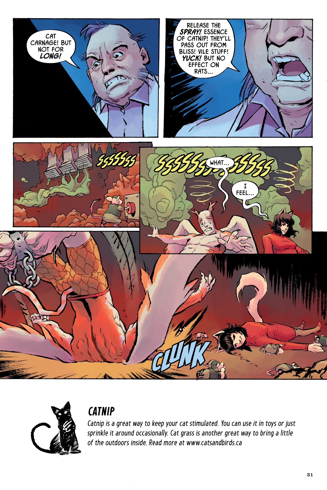 Read online Angel Catbird comic -  Issue # TPB 3 - 31