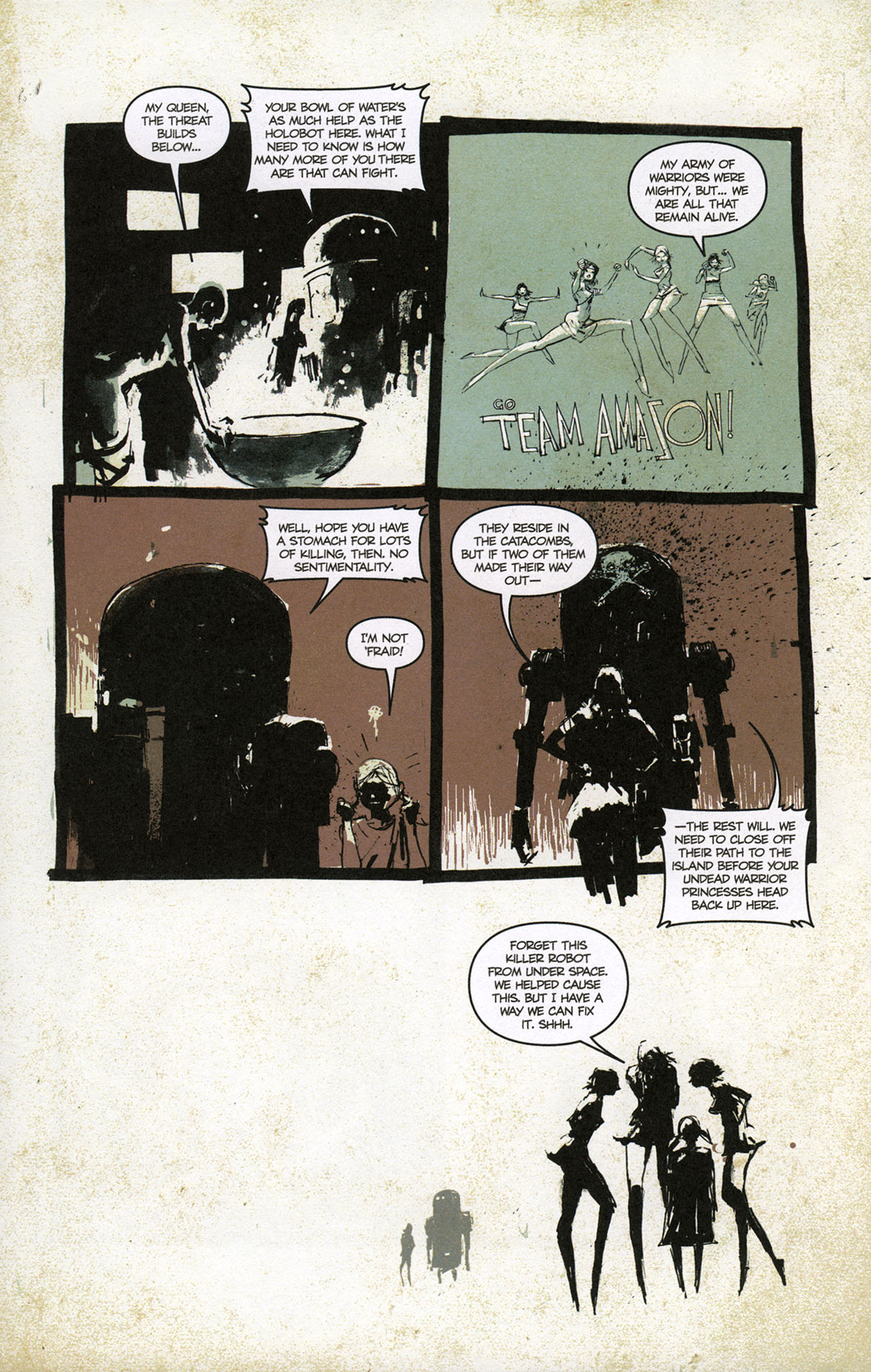 Read online Zombies vs. Robots vs. Amazons comic -  Issue #1 - 19