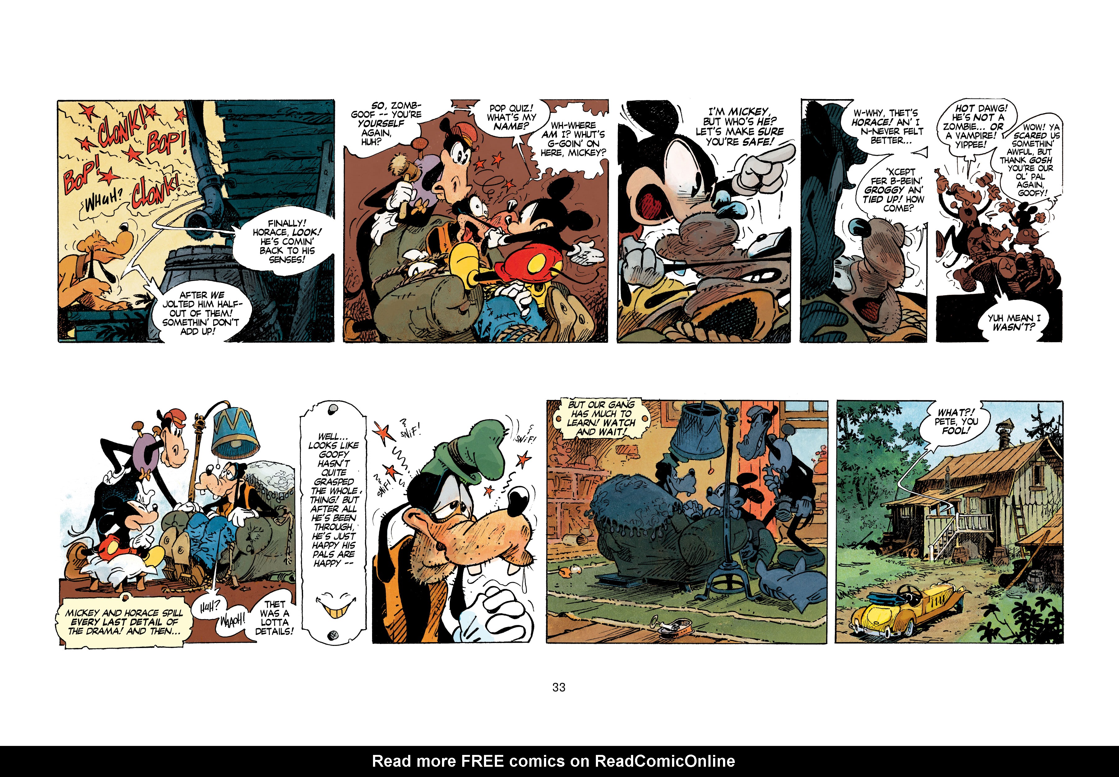 Read online Mickey Mouse: Zombie Coffee comic -  Issue # TPB - 34