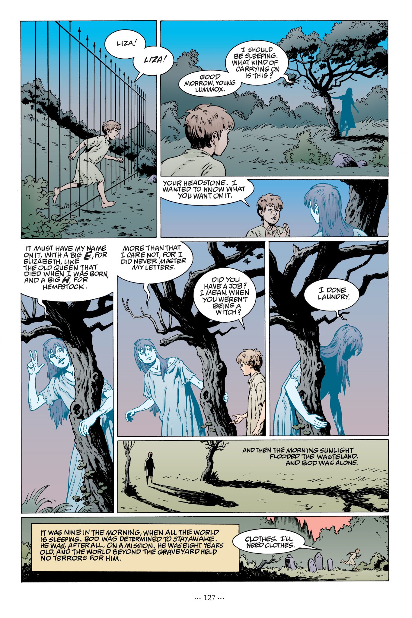 Read online The Graveyard Book: Graphic Novel comic -  Issue # TPB 1 - 132