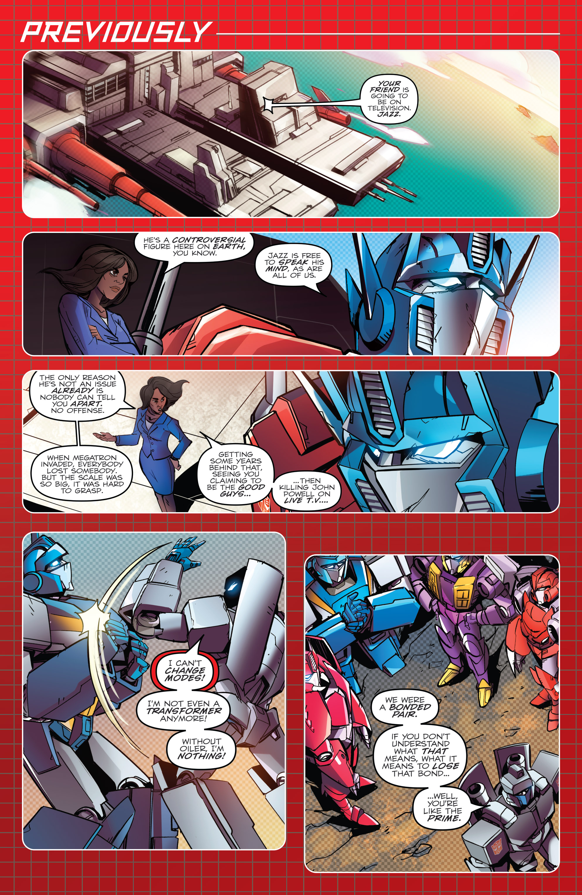 Read online Optimus Prime comic -  Issue #8 - 3
