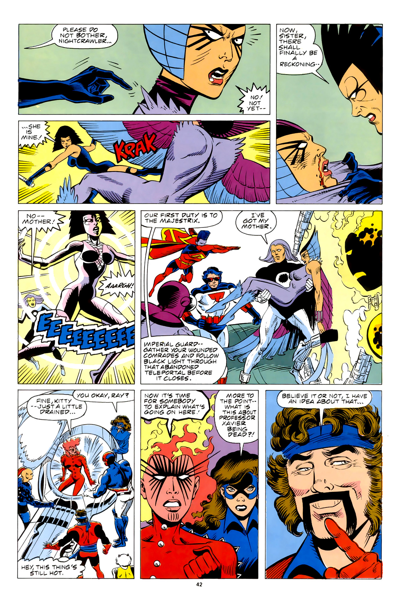 Read online X-Men Spotlight On...Starjammers comic -  Issue #2 - 44