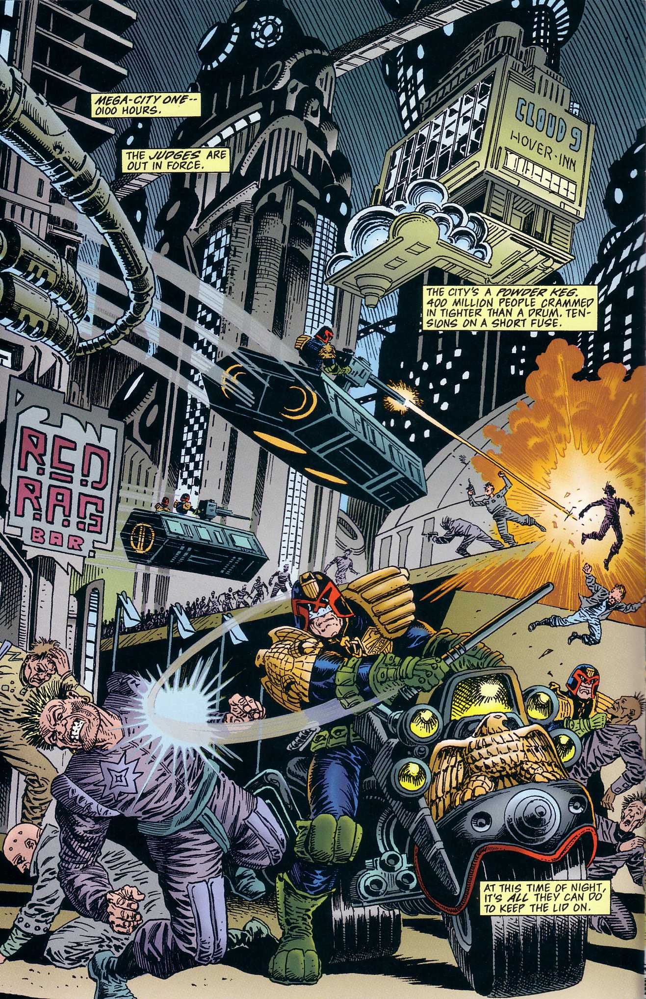 Read online Predator Versus Judge Dredd comic -  Issue #1 - 6