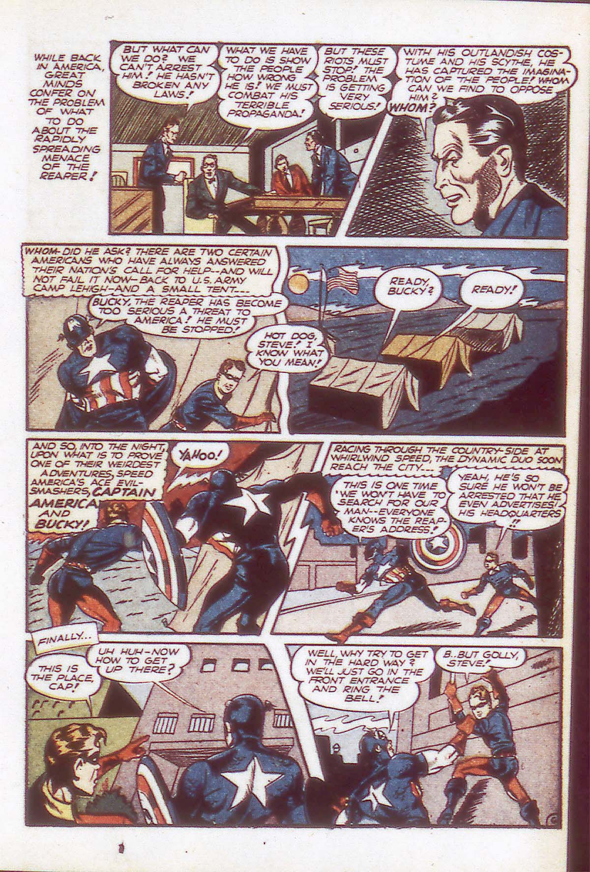 Read online Captain America Comics comic -  Issue #22 - 29