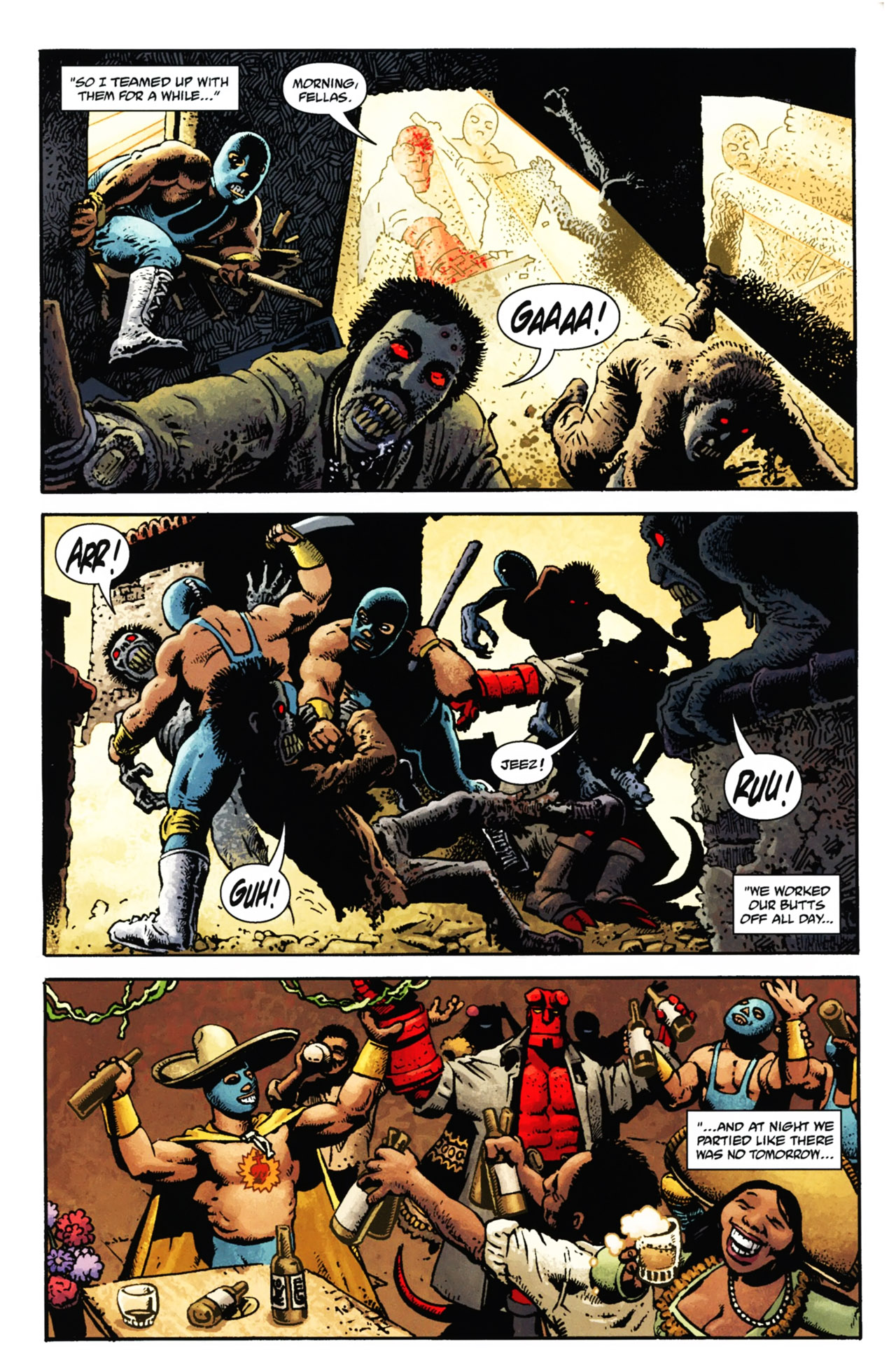 Read online Hellboy In Mexico (2010) comic -  Issue # Full - 13