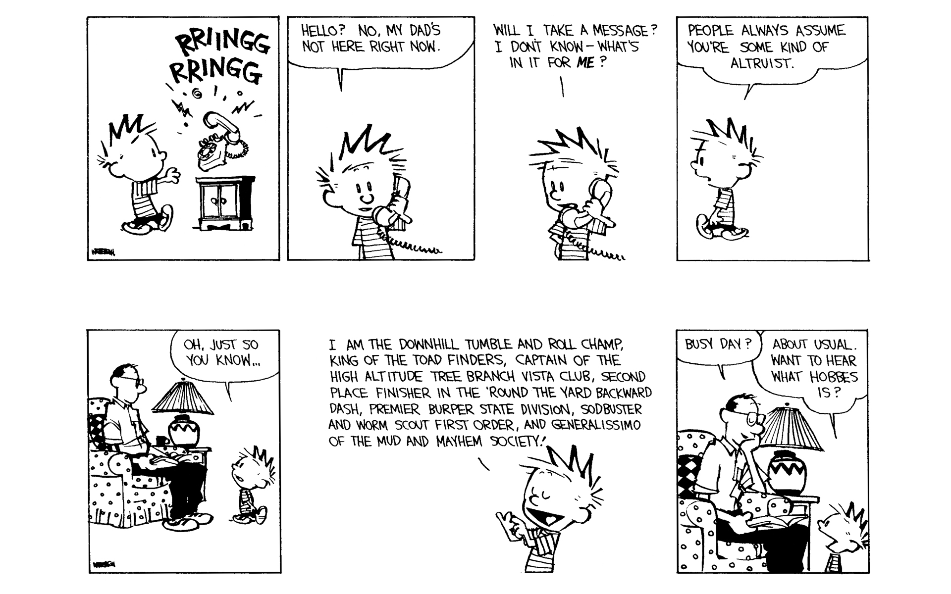 Read online Calvin and Hobbes comic -  Issue #11 - 70