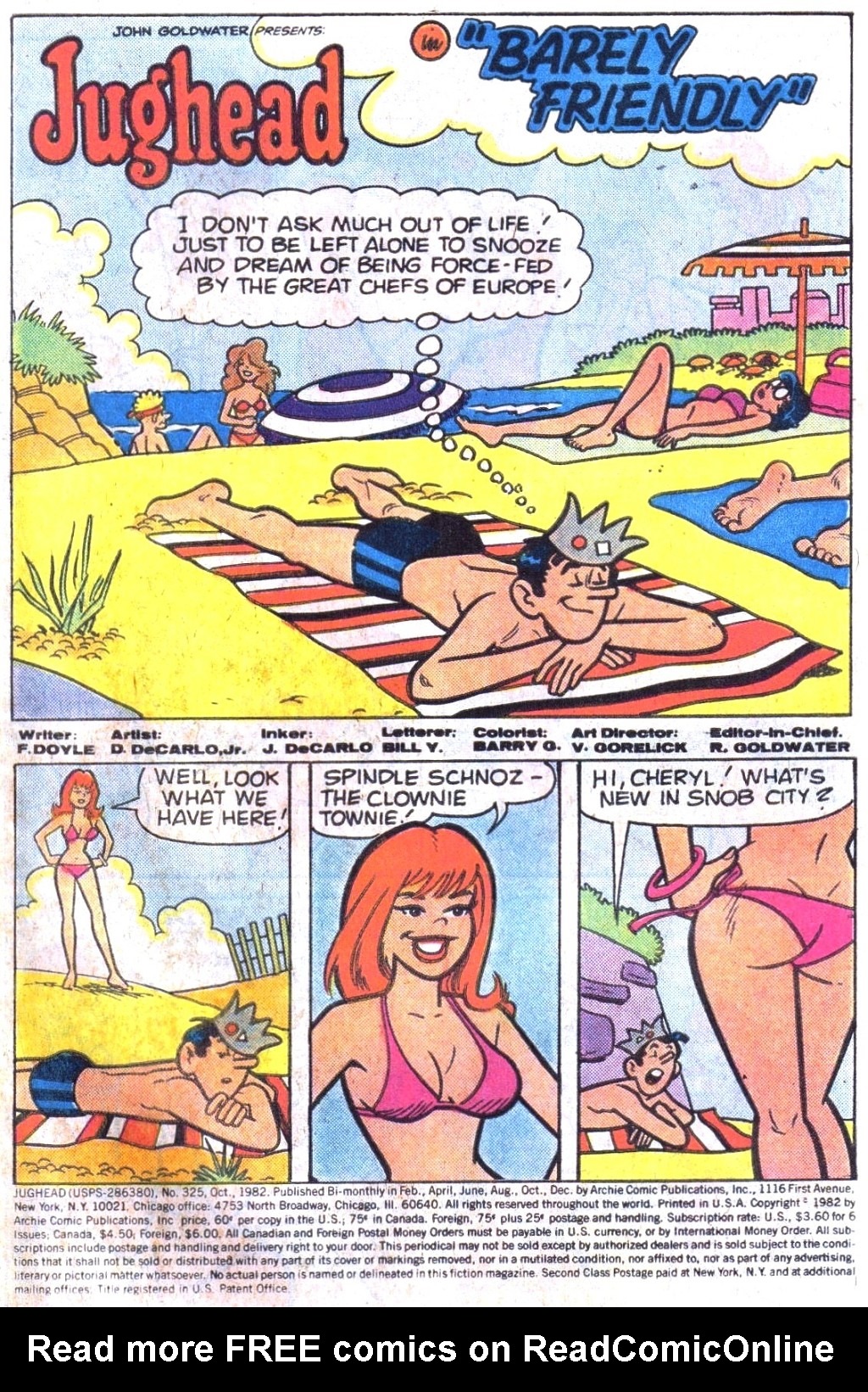 Read online Jughead (1965) comic -  Issue #325 - 3