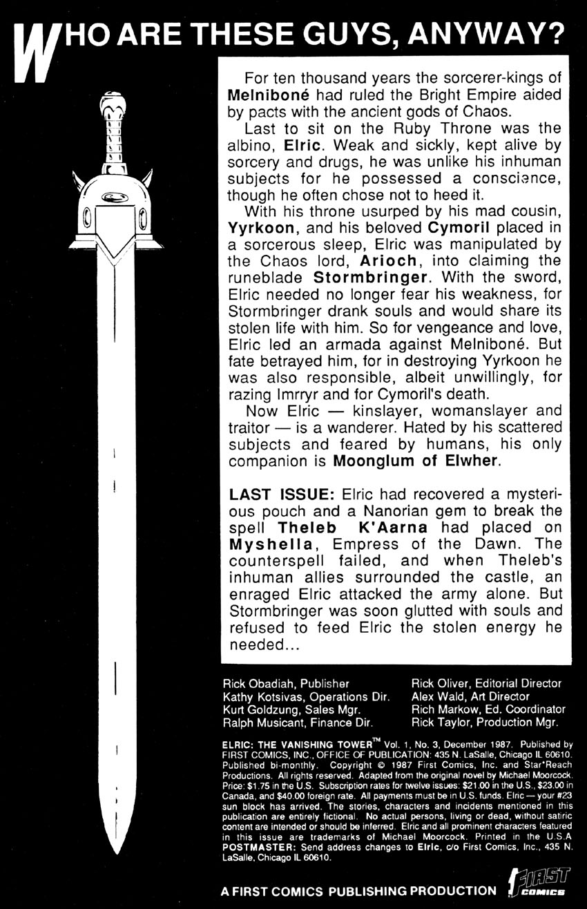 Read online Elric: The Vanishing Tower comic -  Issue #3 - 2