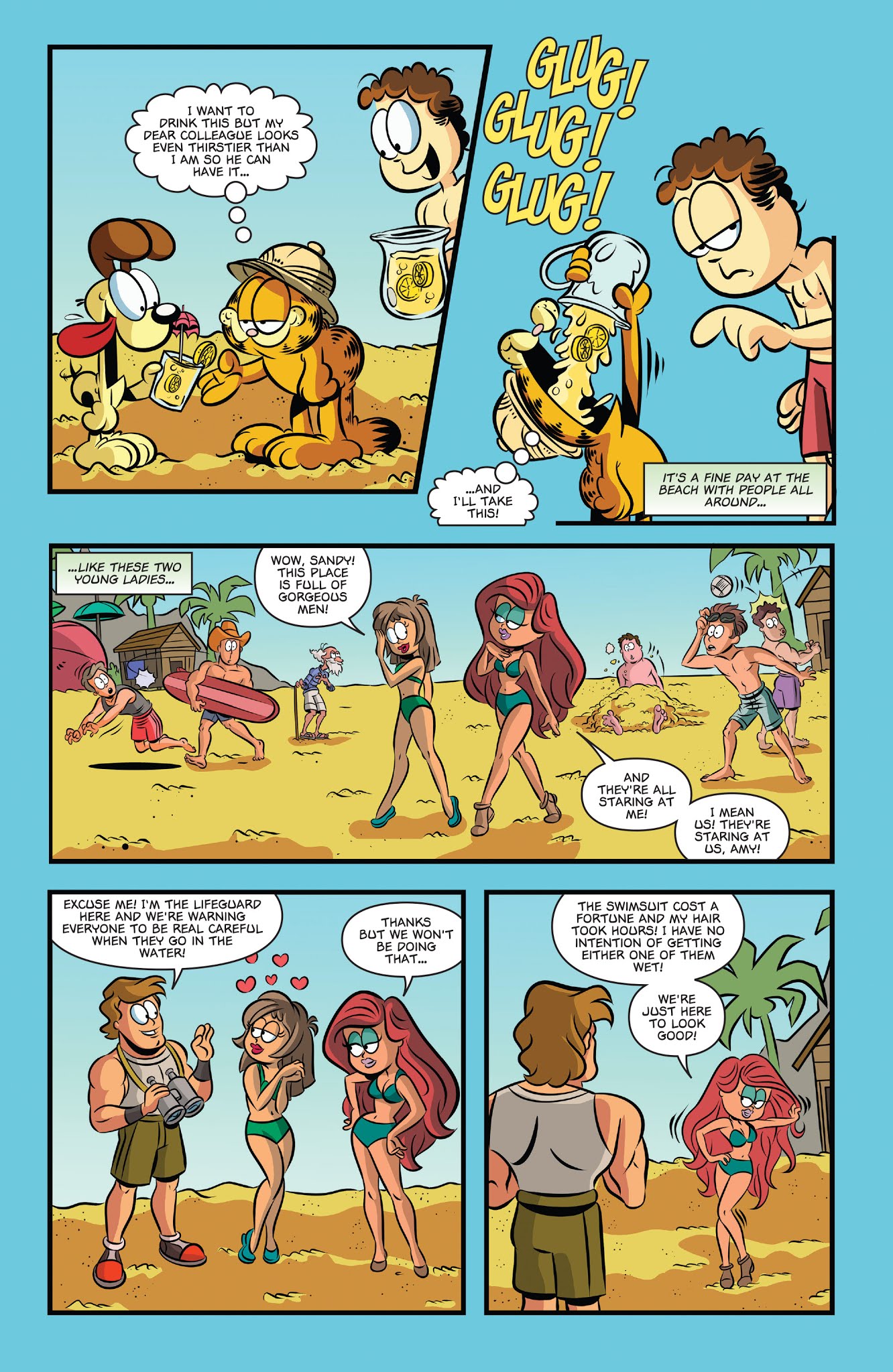 Read online Garfield 2018 Vacation Time Blues comic -  Issue # Full - 5