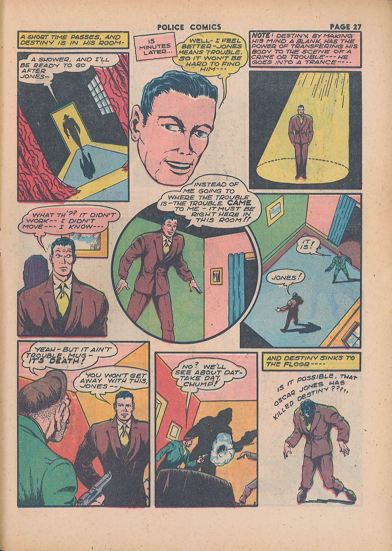 Read online Police Comics comic -  Issue #17 - 29