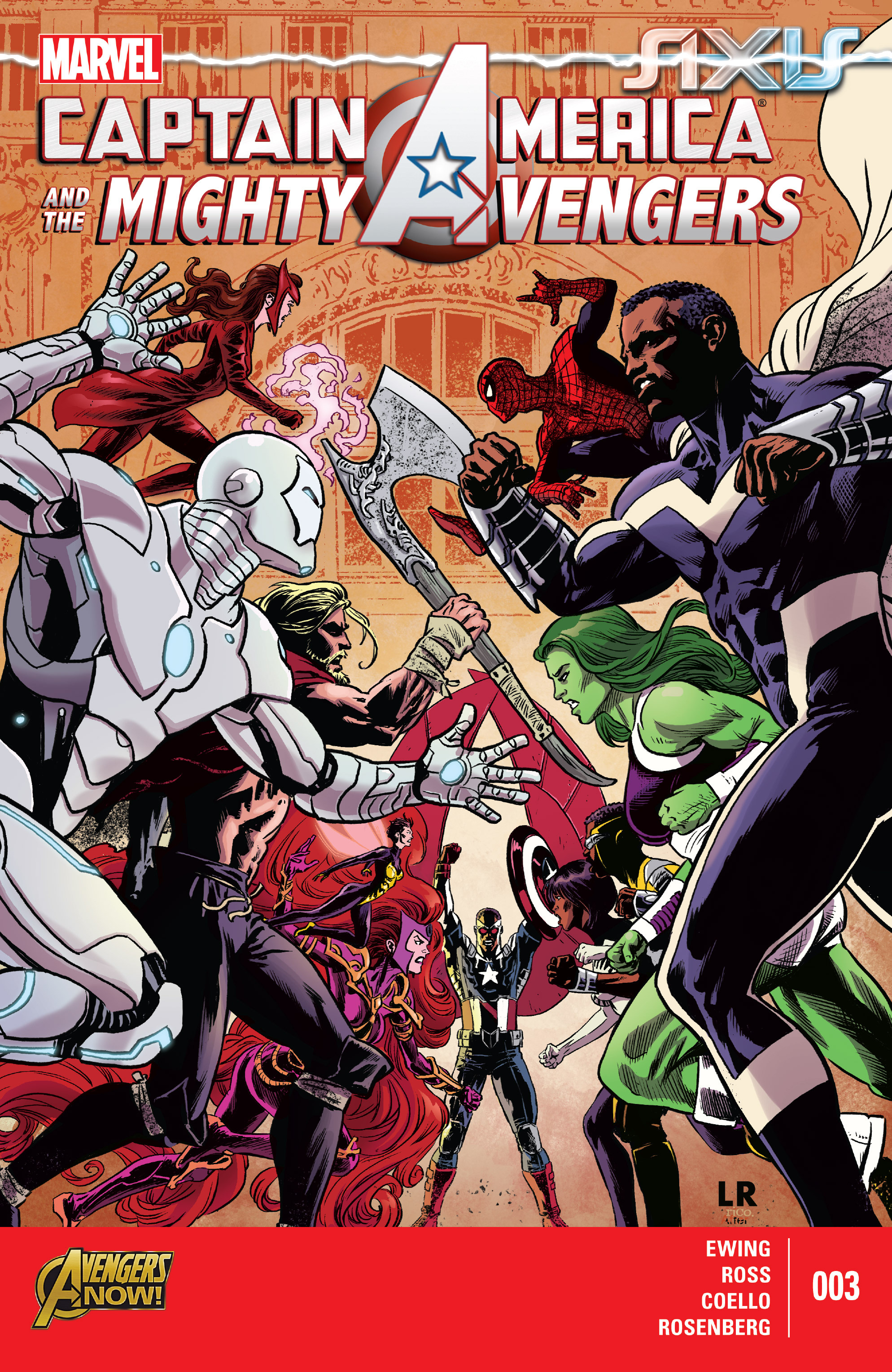 Read online Captain America and the Mighty Avengers comic -  Issue #3 - 1