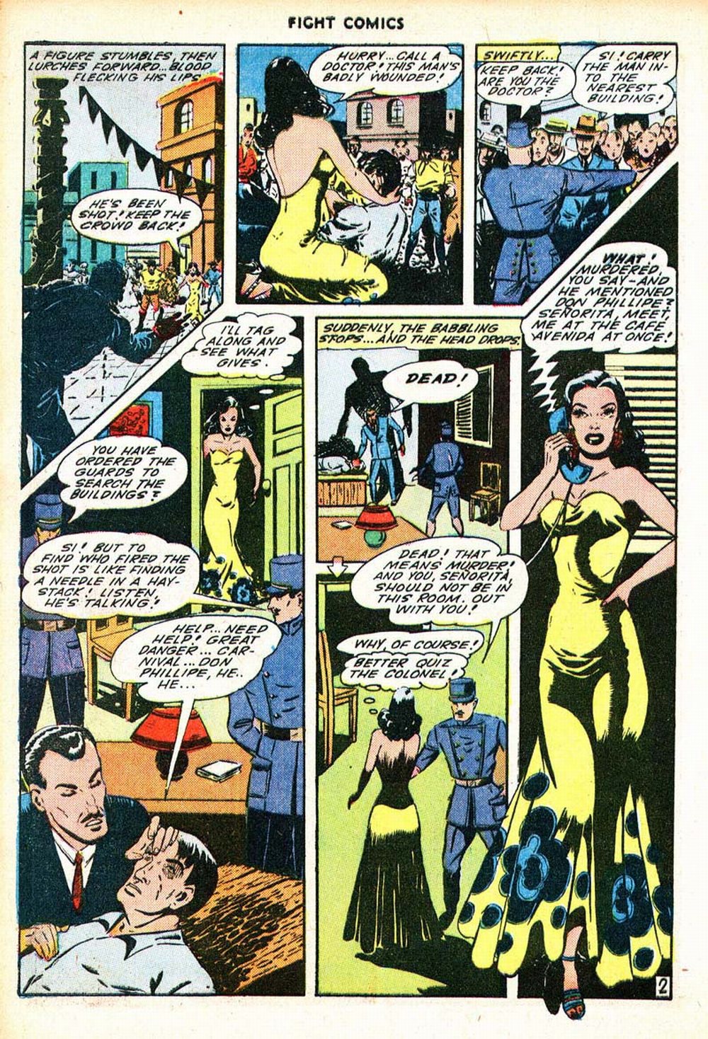 Read online Fight Comics comic -  Issue #36 - 42