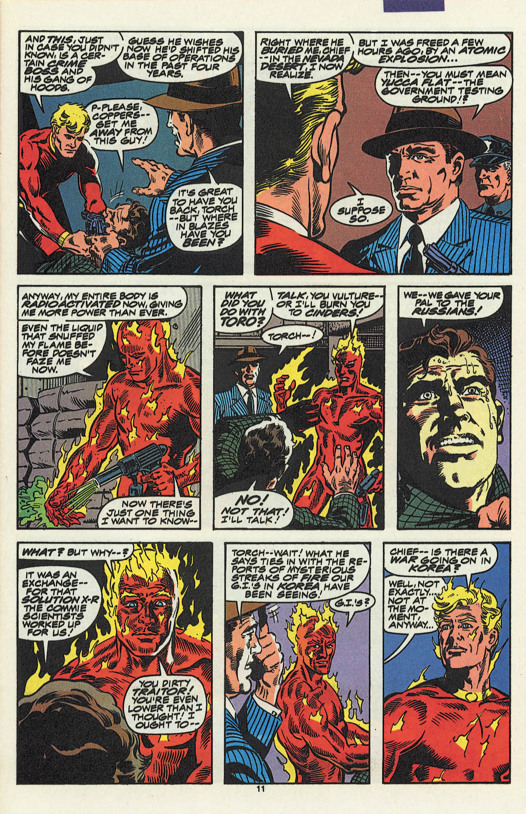 Read online The Saga of the Original Human Torch comic -  Issue #4 - 9