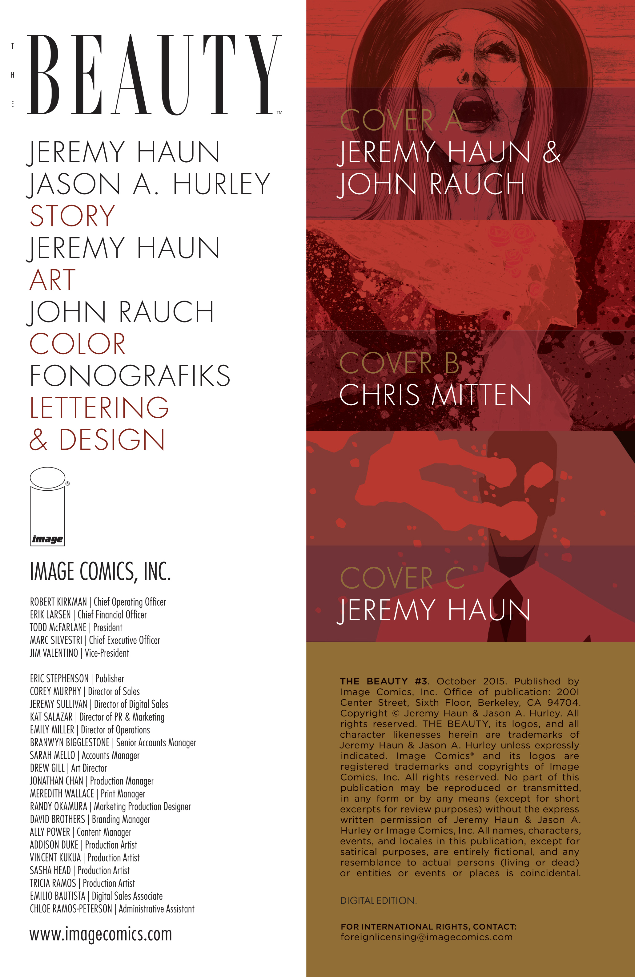 Read online The Beauty comic -  Issue #3 - 2