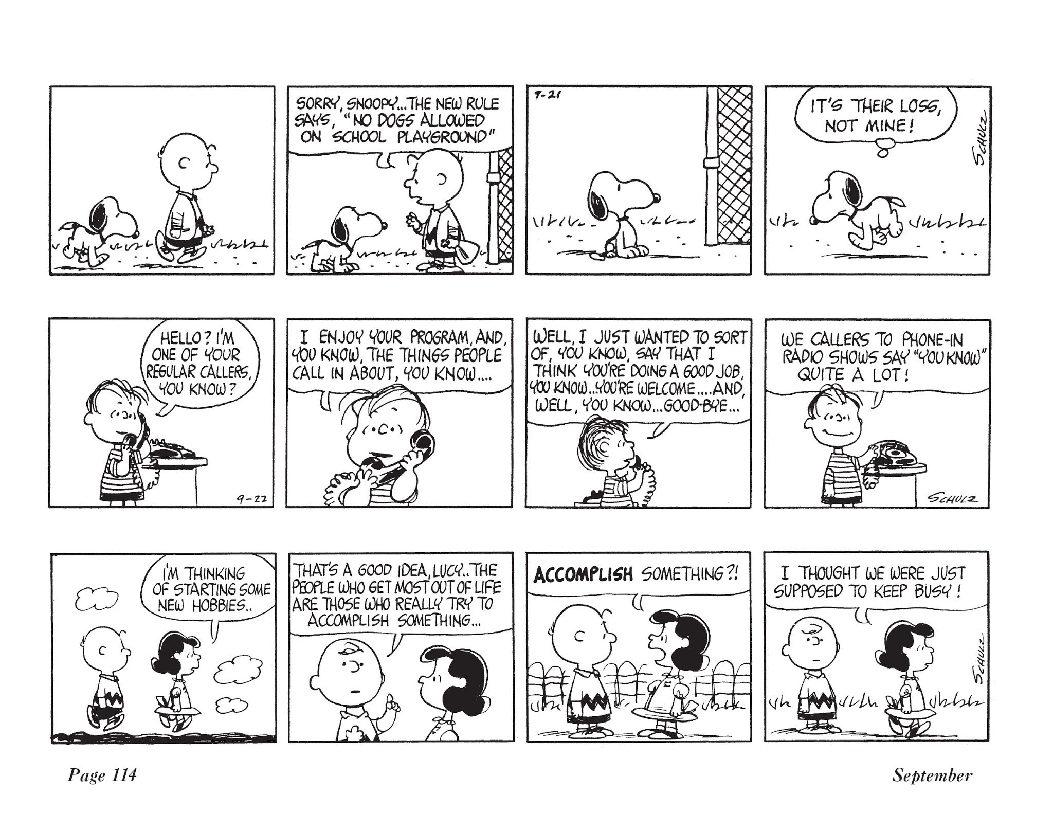 Read online The Complete Peanuts comic -  Issue # TPB 9 - 125