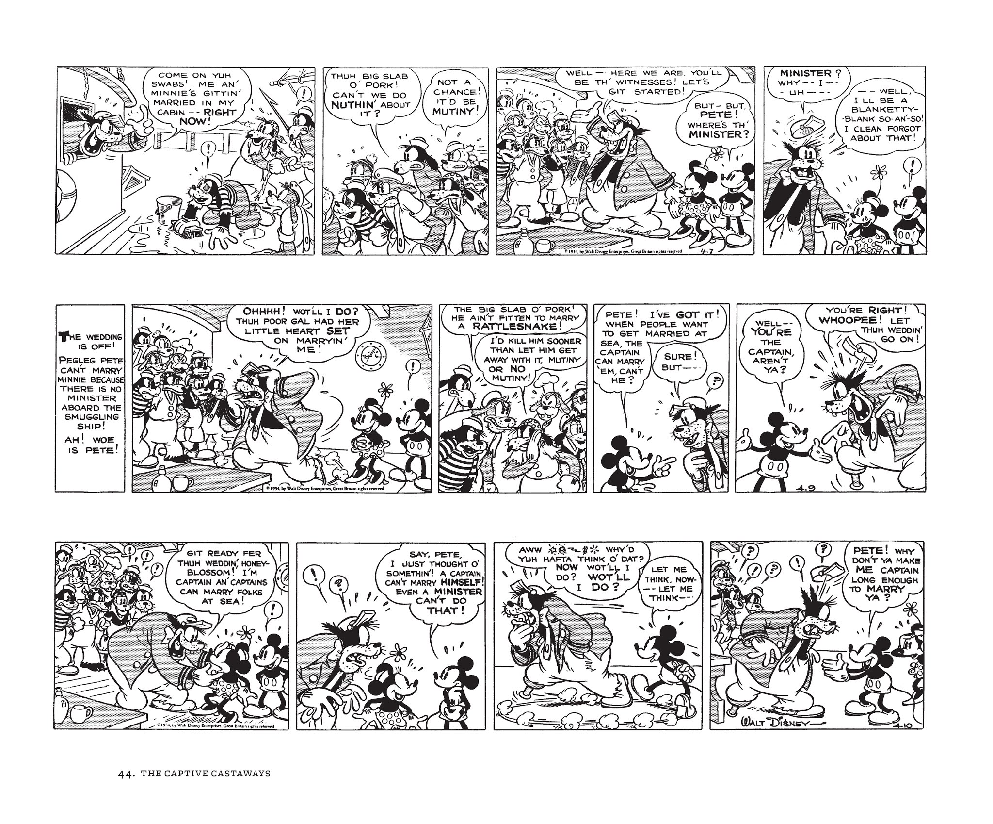 Read online Walt Disney's Mickey Mouse by Floyd Gottfredson comic -  Issue # TPB 3 (Part 1) - 44