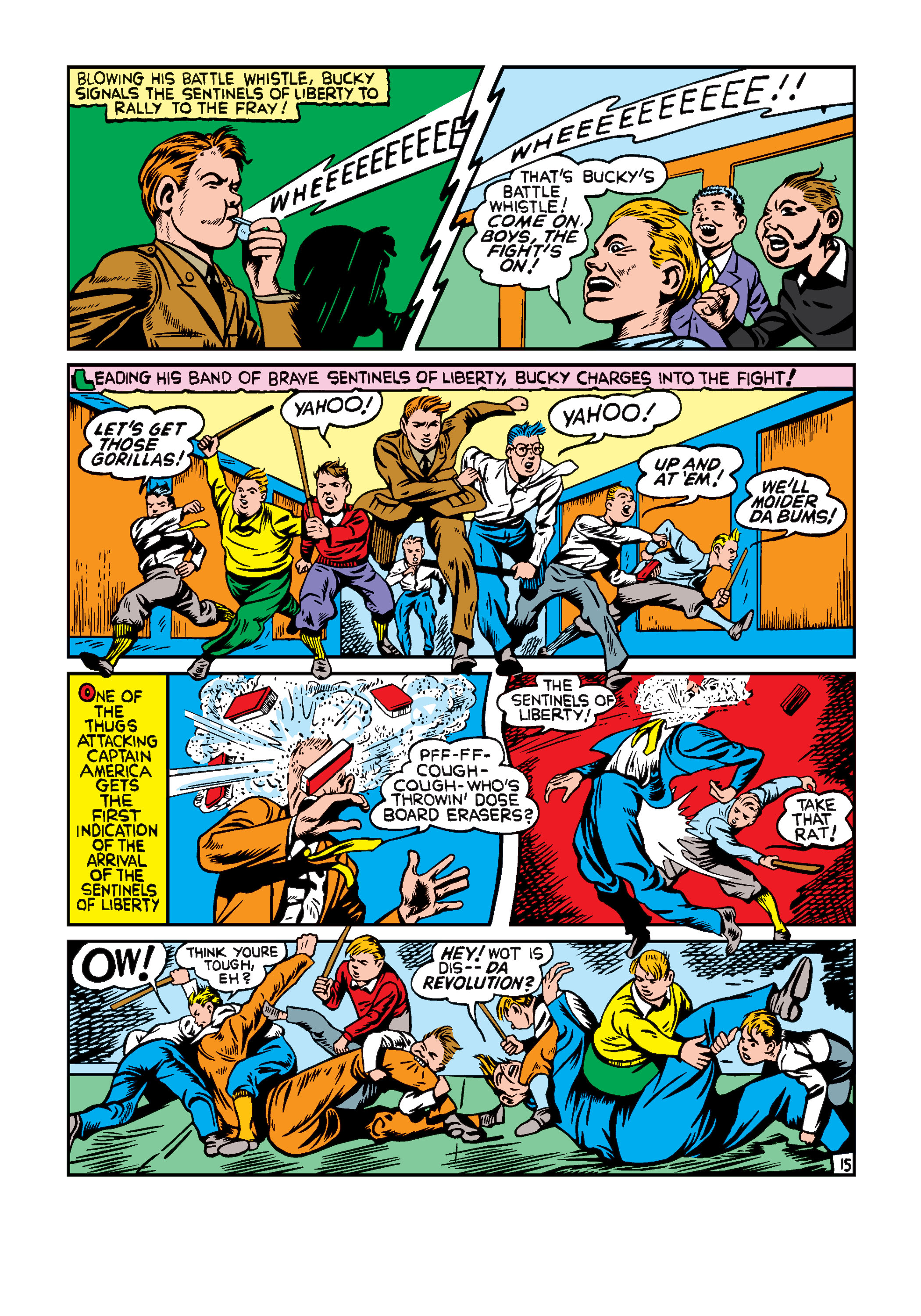 Read online Captain America Comics comic -  Issue #6 - 17