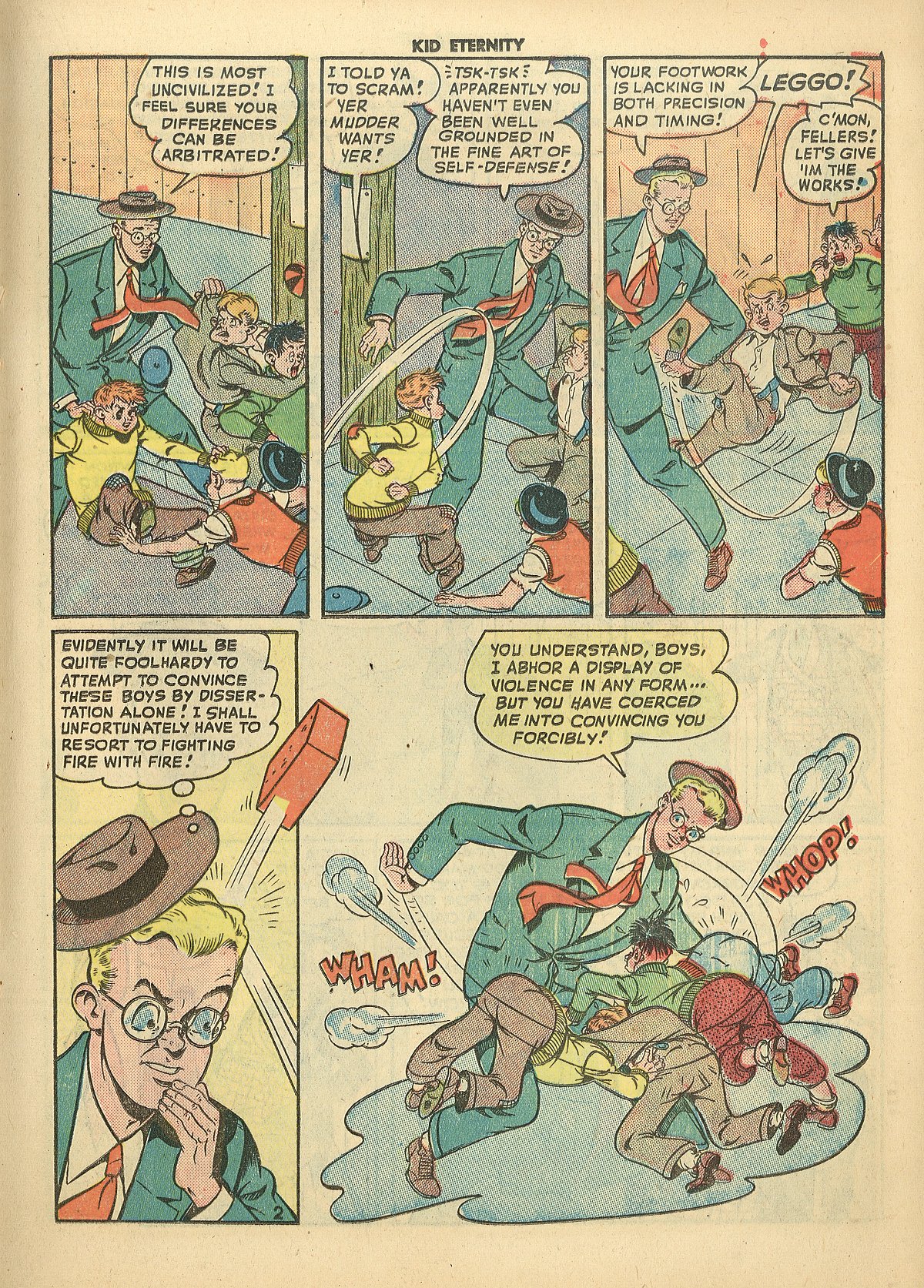 Read online Kid Eternity (1946) comic -  Issue #12 - 27