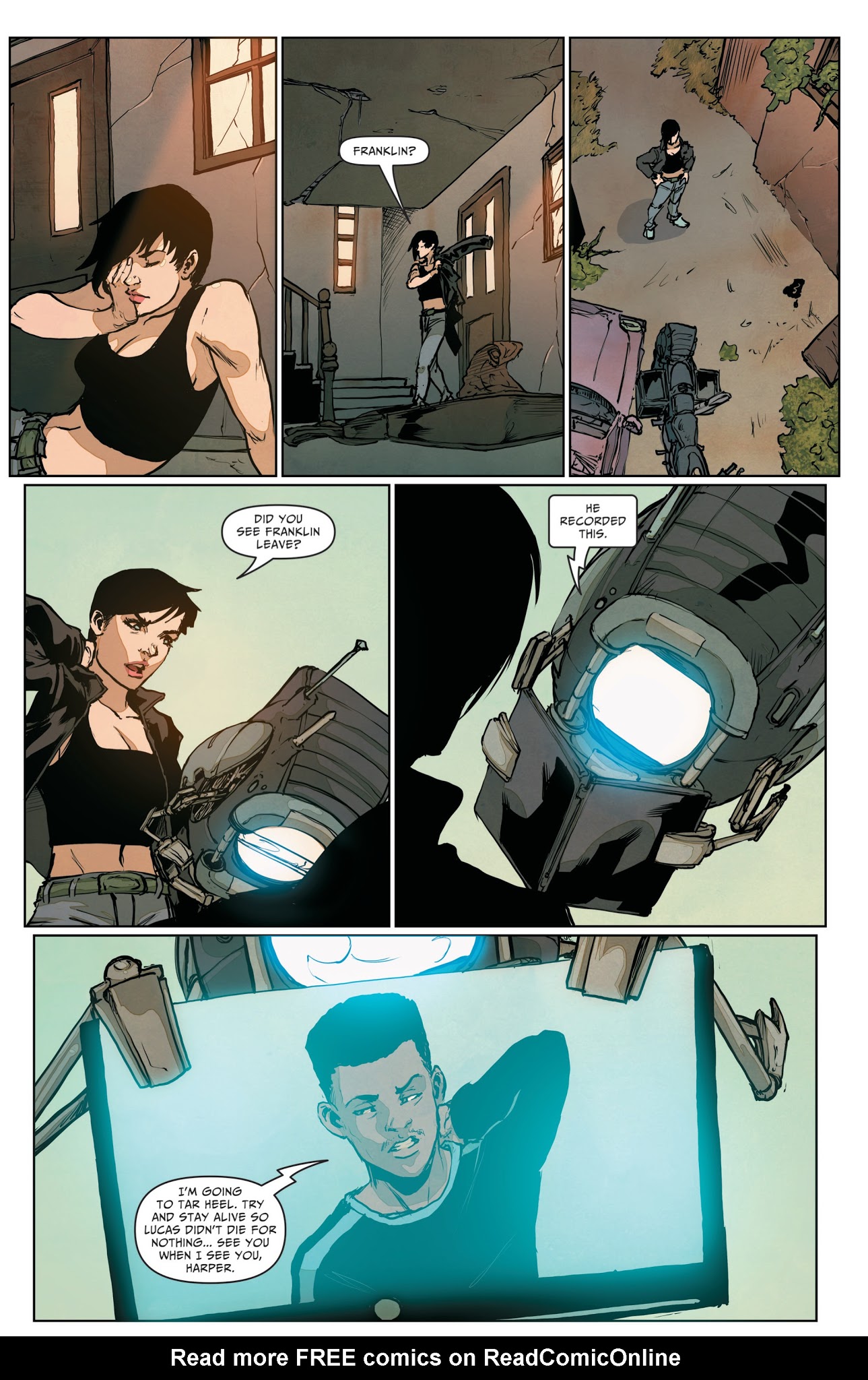 Read online The Courier: From the Ashes comic -  Issue #4 - 21