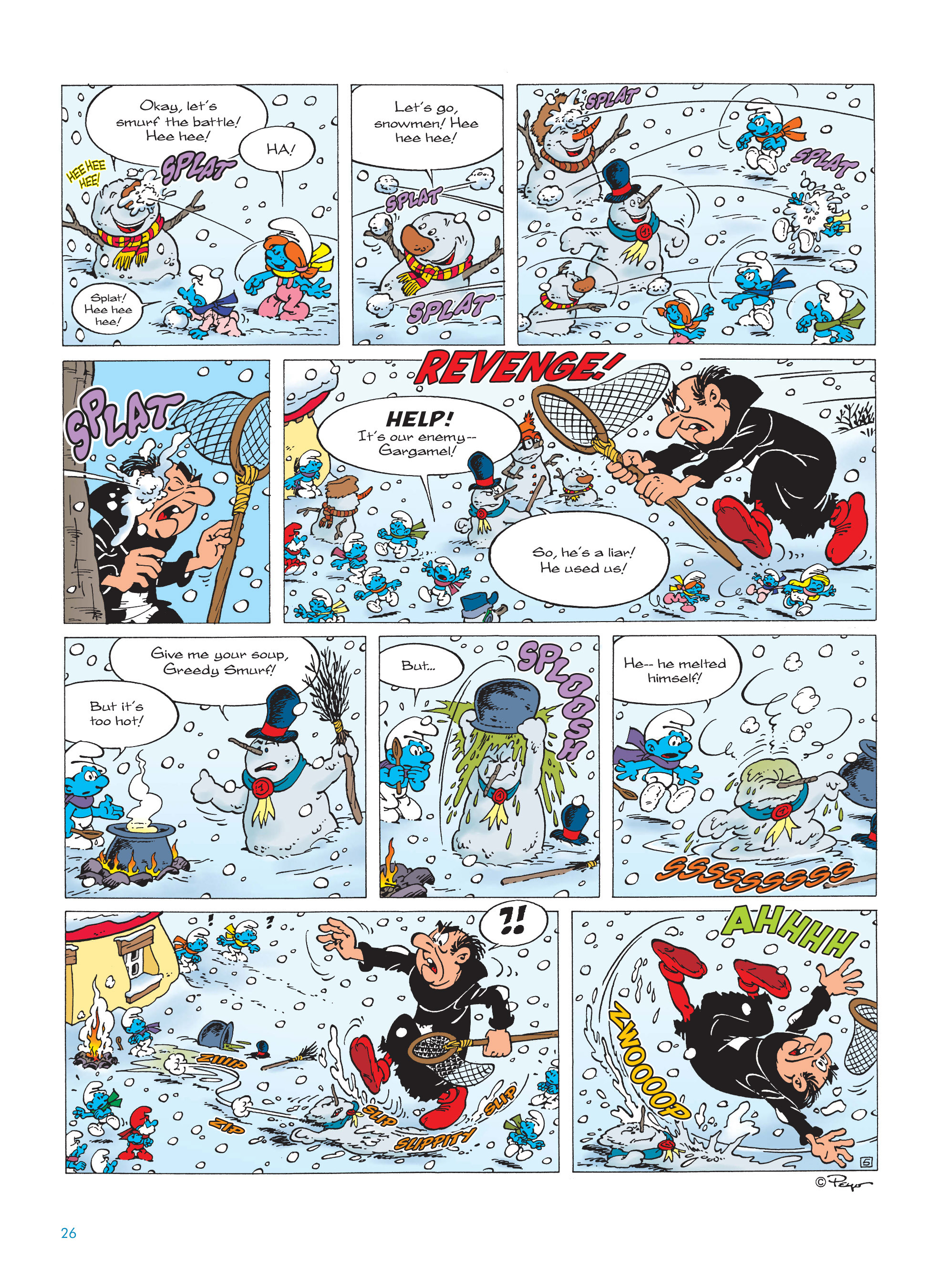 Read online The Smurfs Christmas comic -  Issue # Full - 26