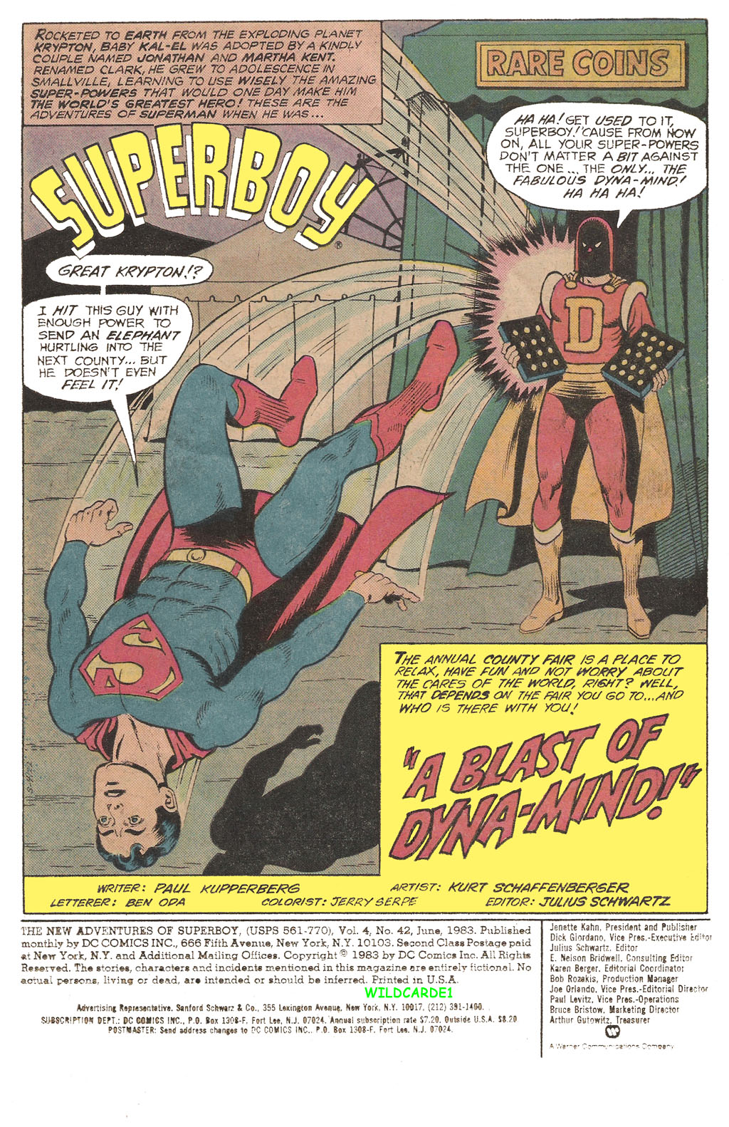 The New Adventures of Superboy 42 Page 1