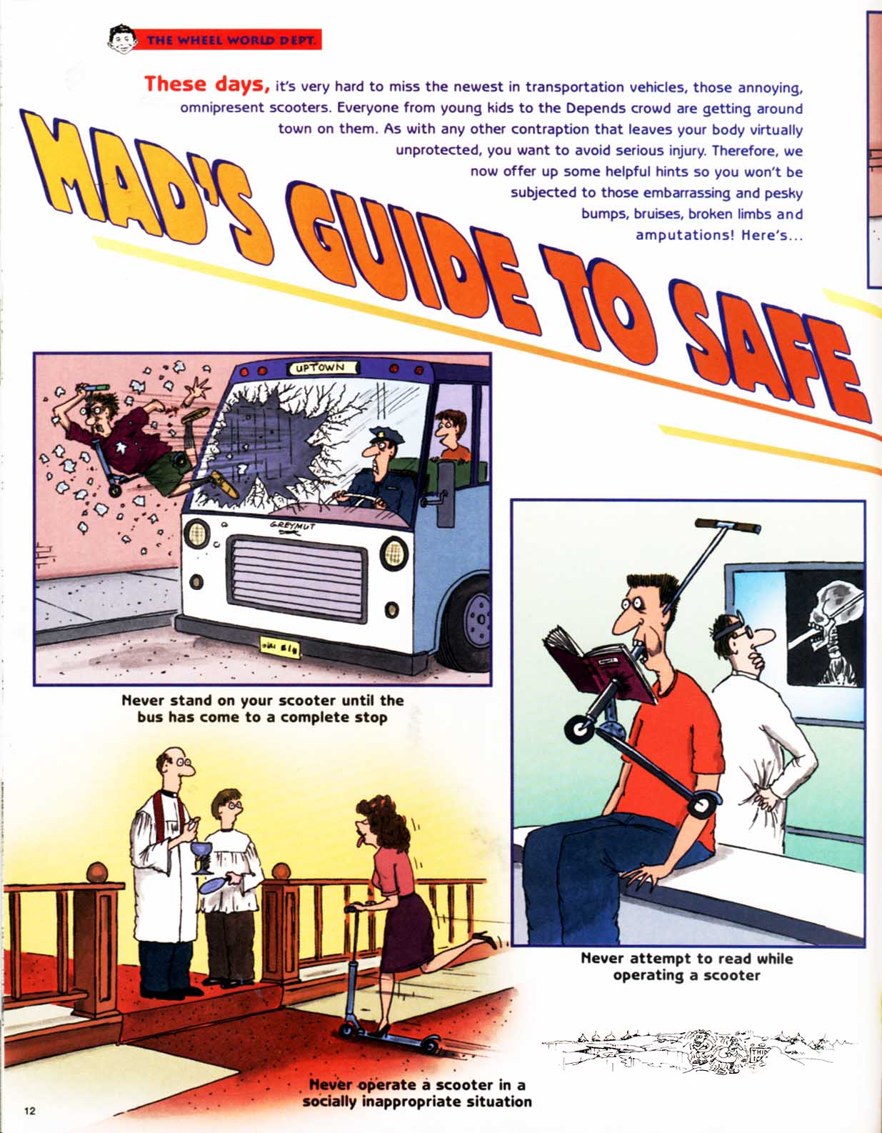 Read online MAD comic -  Issue #402 - 14