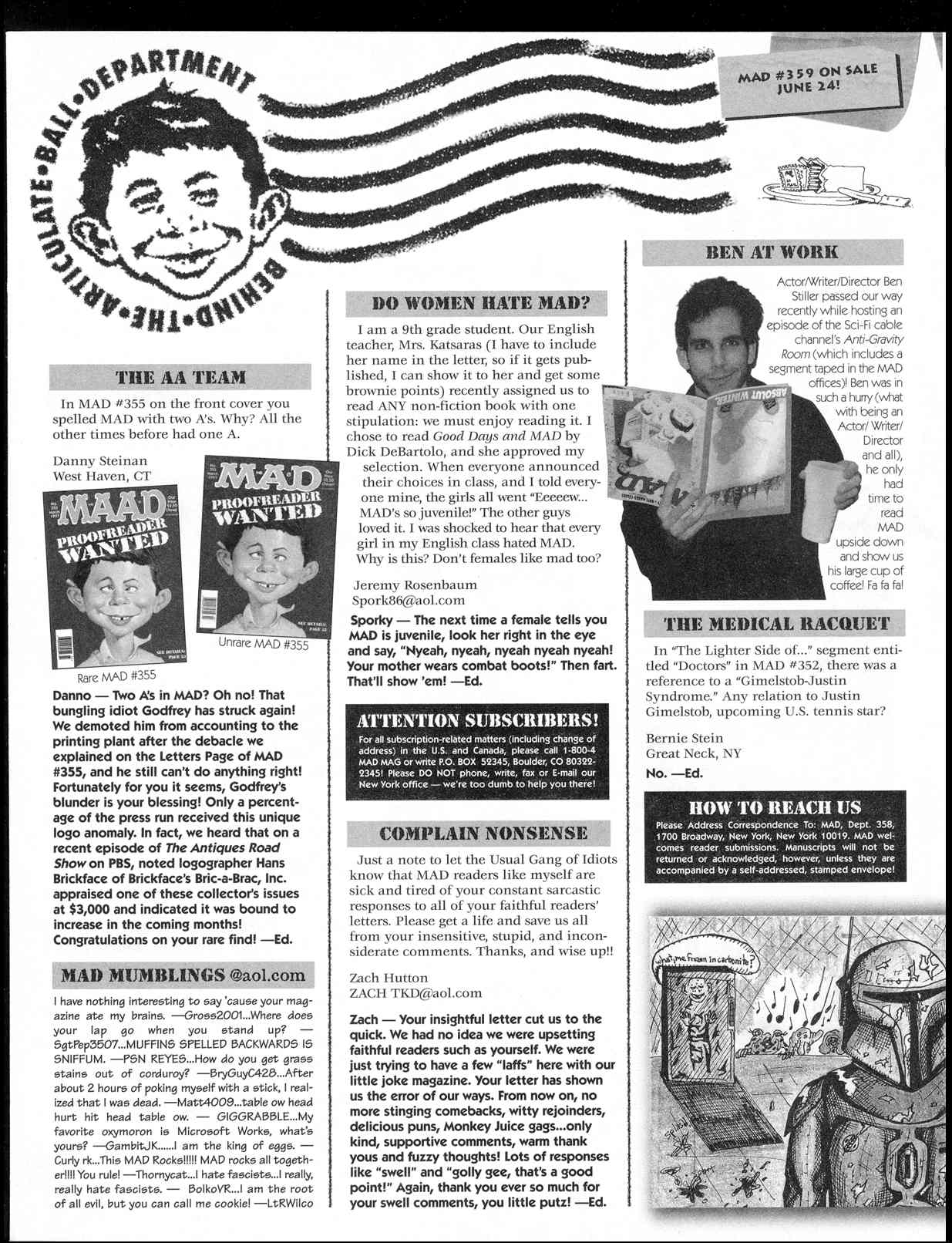 Read online MAD comic -  Issue #358 - 4