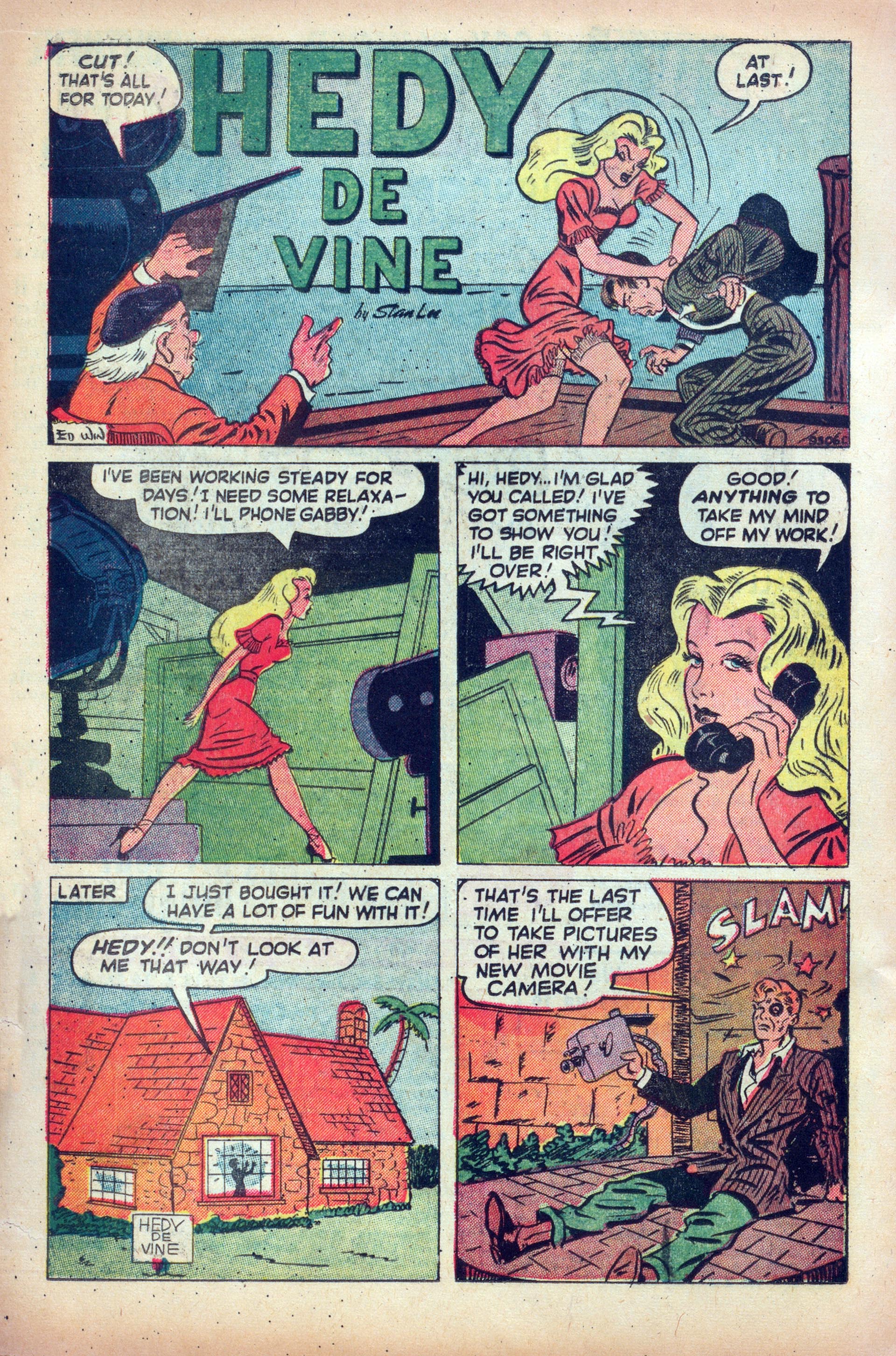 Read online Hedy Of Hollywood Comics comic -  Issue #47 - 20