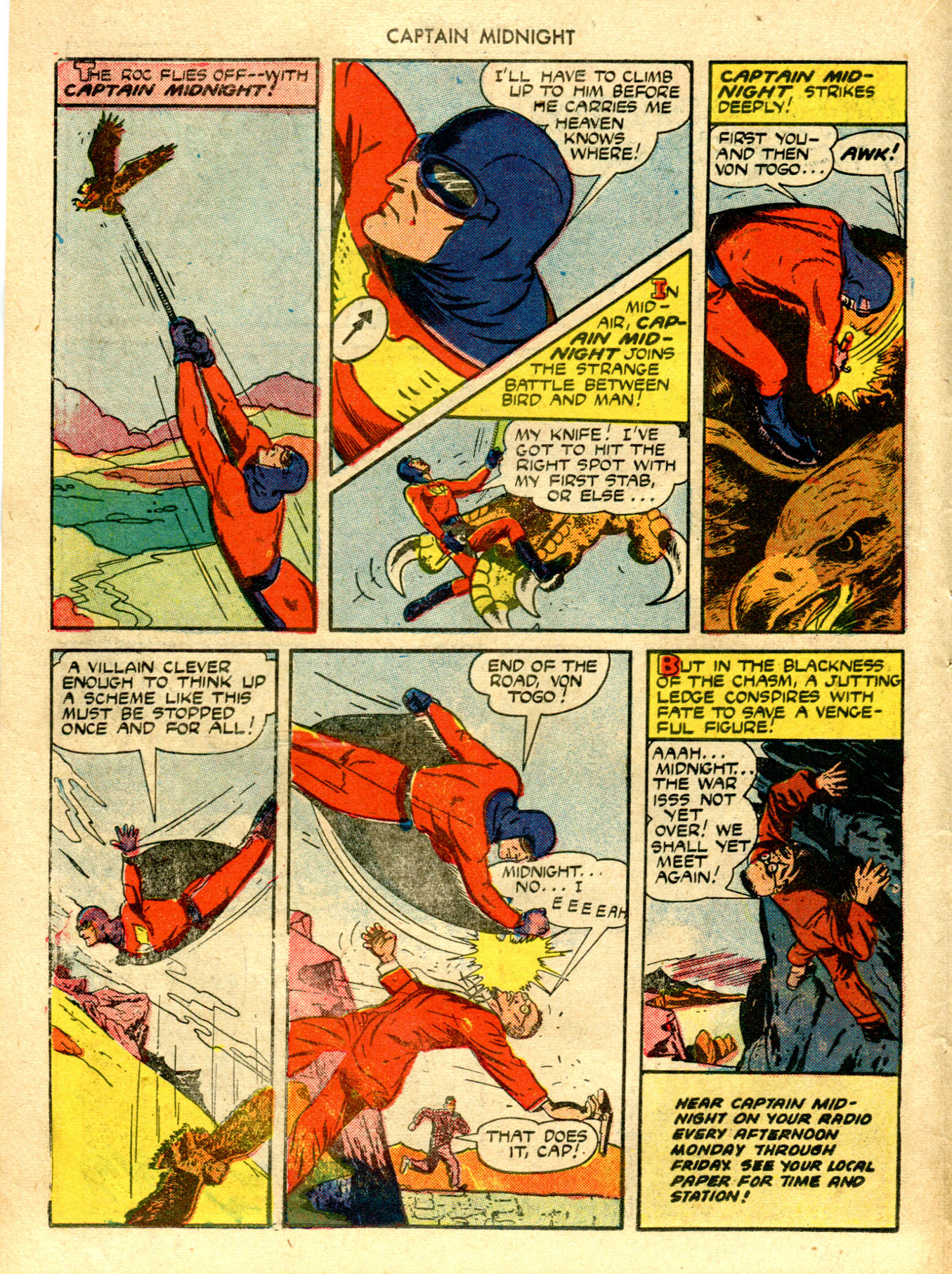 Read online Captain Midnight (1942) comic -  Issue #18 - 14