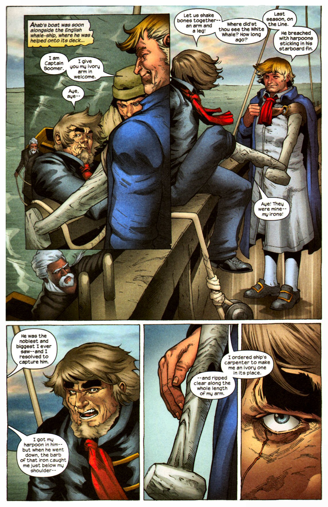 Read online Marvel Illustrated: Moby Dick comic -  Issue # TPB - 69