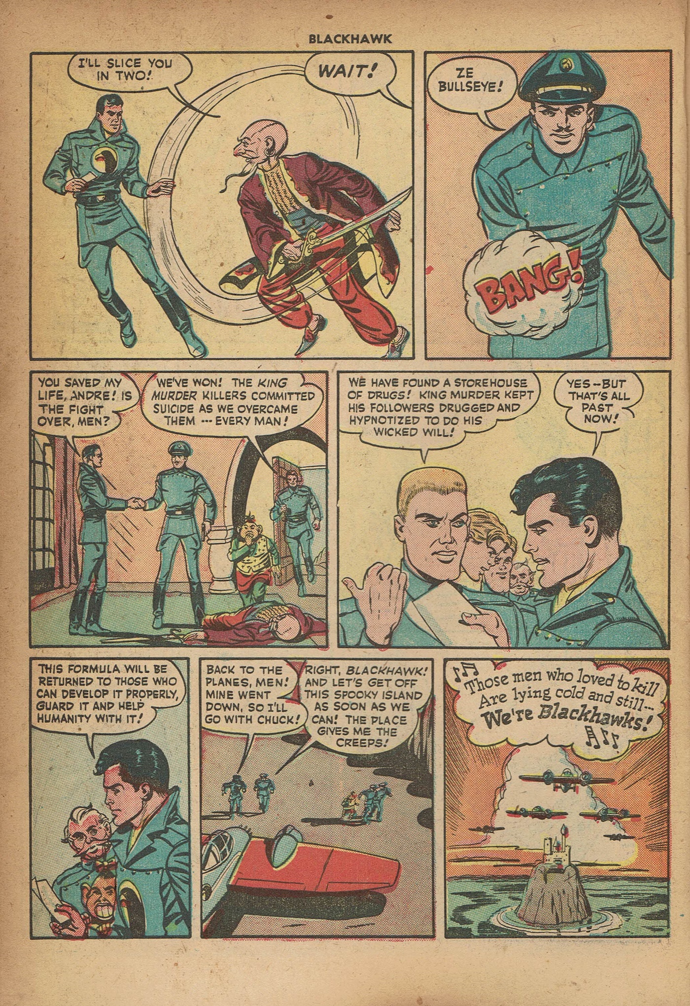 Read online Blackhawk (1957) comic -  Issue #13 - 14
