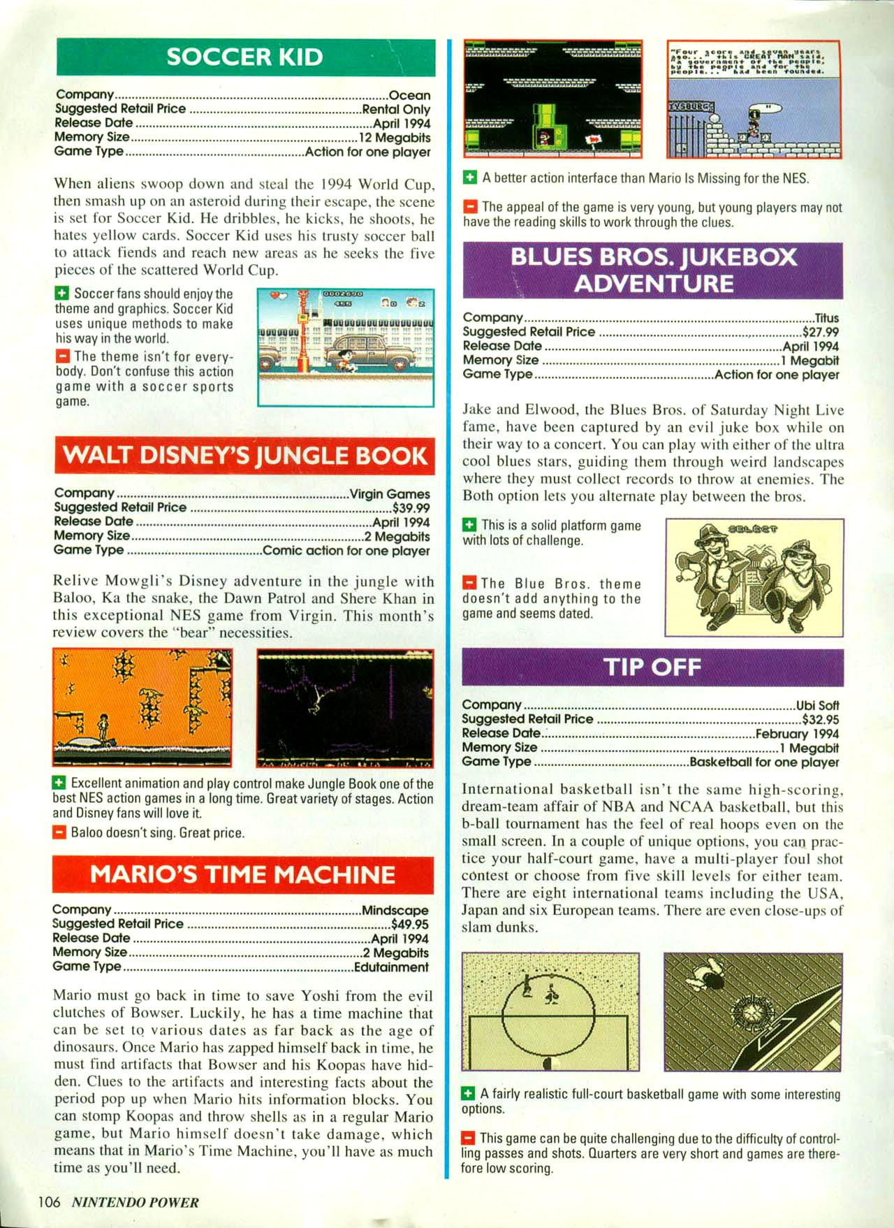 Read online Nintendo Power comic -  Issue #59 - 103