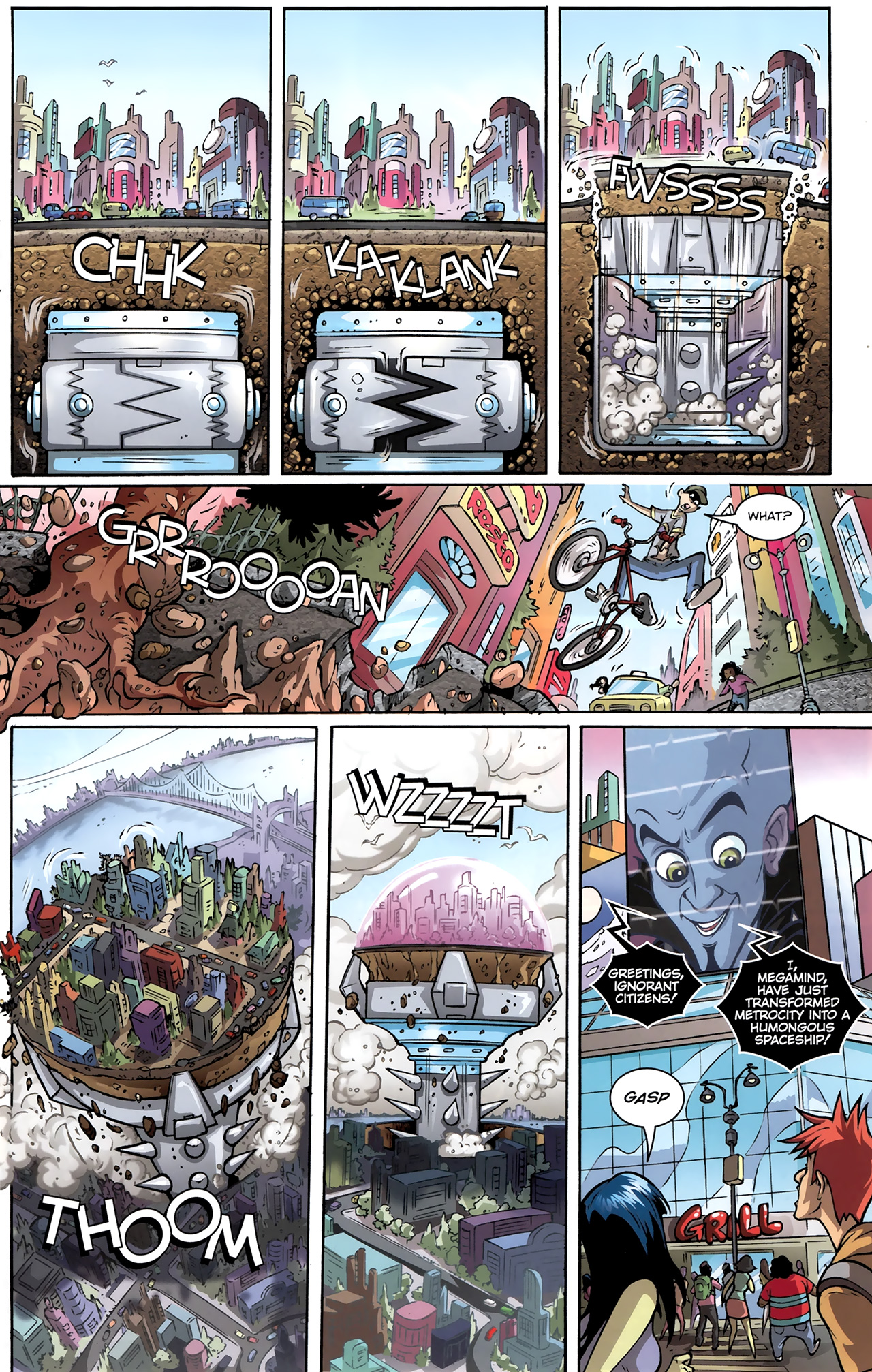 Read online Megamind: Bad. Blue. Brilliant. comic -  Issue #1 - 25