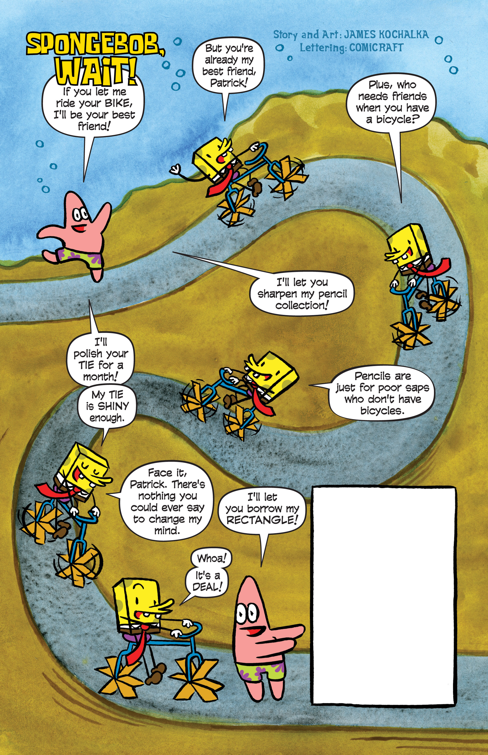 Read online Free Comic Book Day 2014 comic -  Issue # SpongeBob Freestyle Funnies 2014 - 32