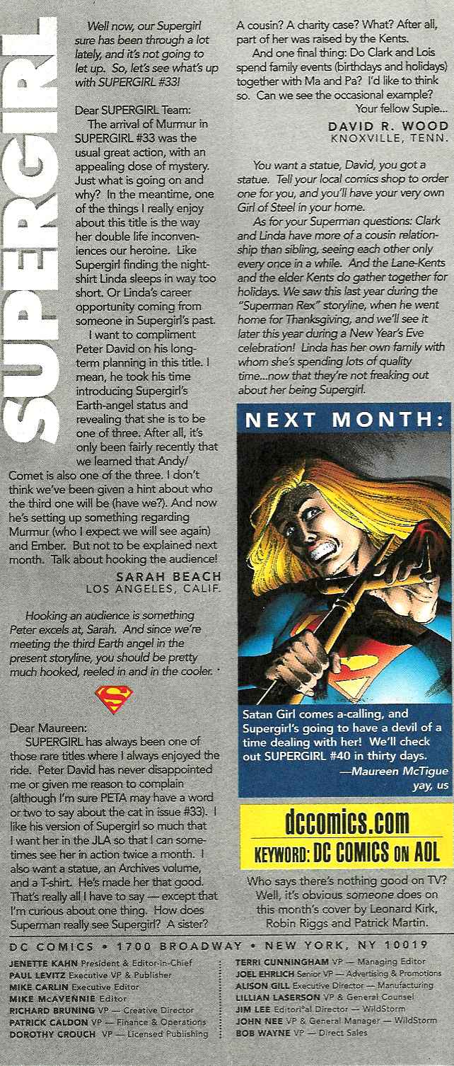 Read online Supergirl (1996) comic -  Issue #39 - 24