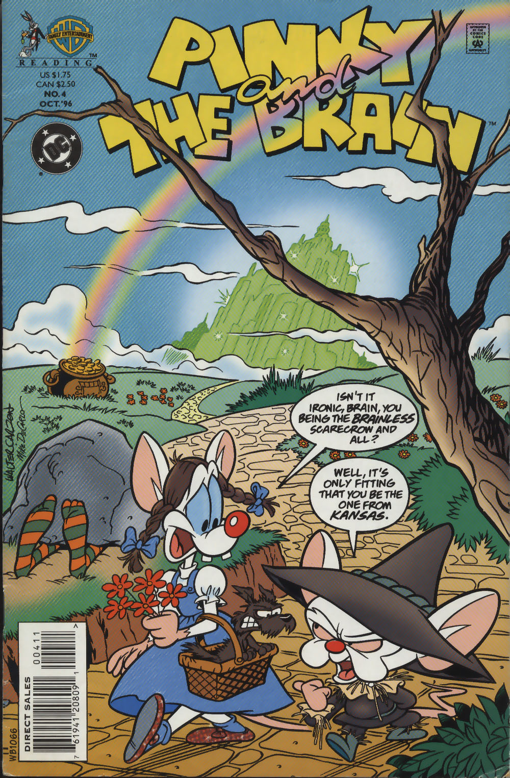 Read online Pinky and The Brain comic -  Issue #4 - 1