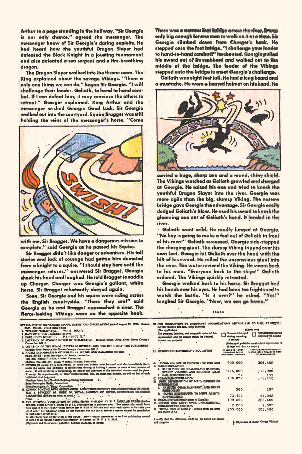 Read online Yogi Bear (1970) comic -  Issue #26 - 25
