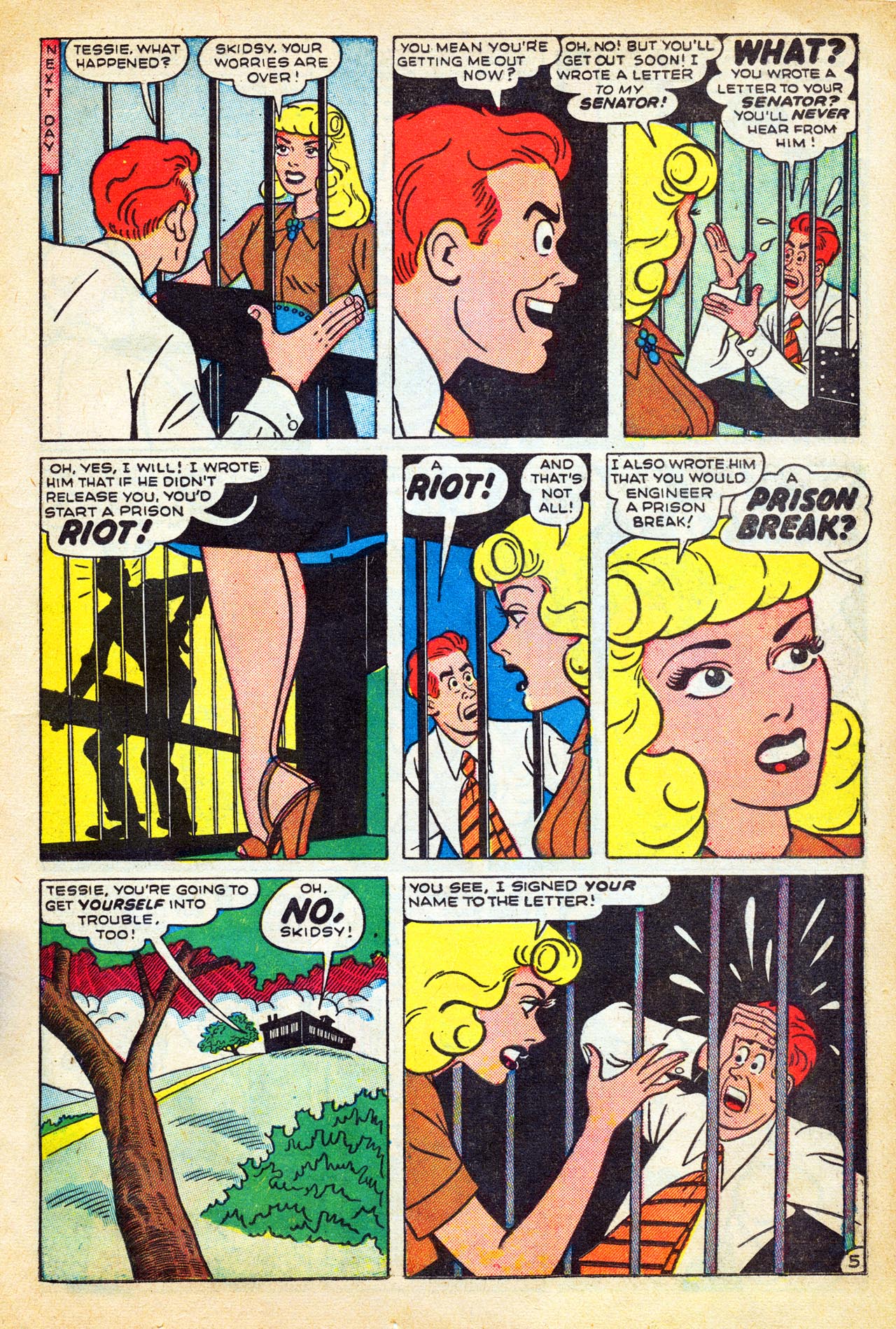 Read online Tessie the Typist comic -  Issue #18 - 18