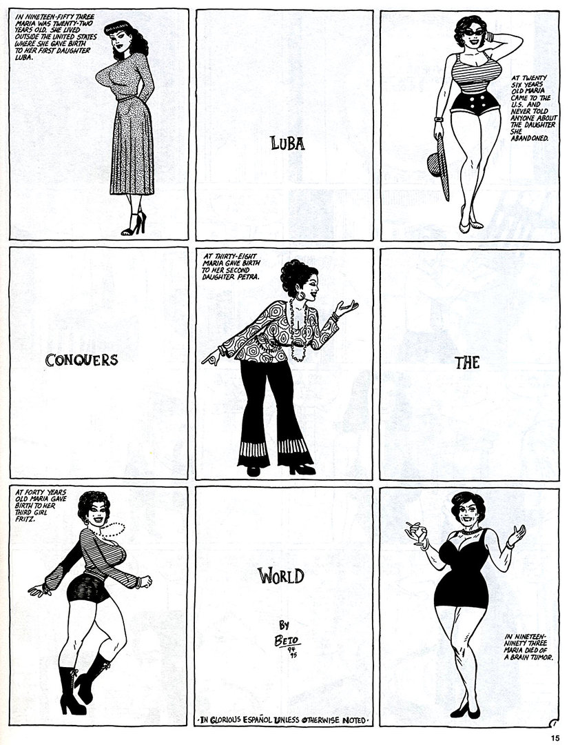 Read online Love and Rockets (1982) comic -  Issue #48 - 17