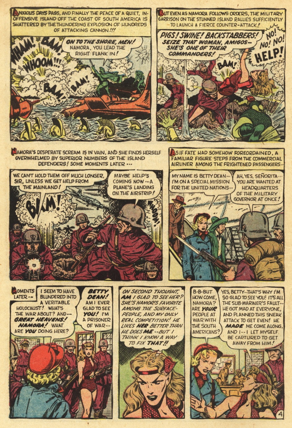 Read online Sub-Mariner Comics comic -  Issue #35 - 6