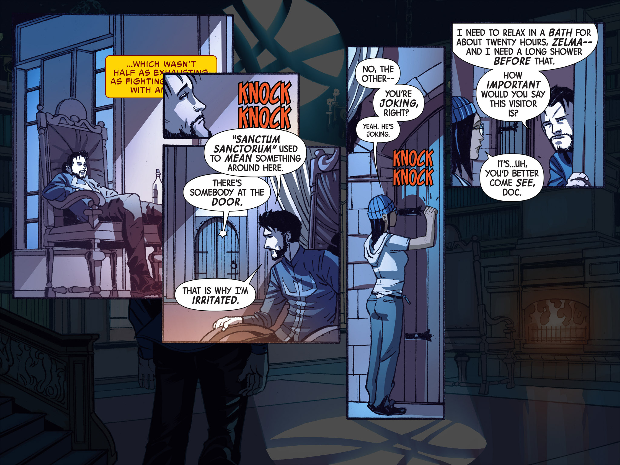 Read online Doctor Strange/Punisher: Magic Bullets Infinite Comic comic -  Issue #1 - 72