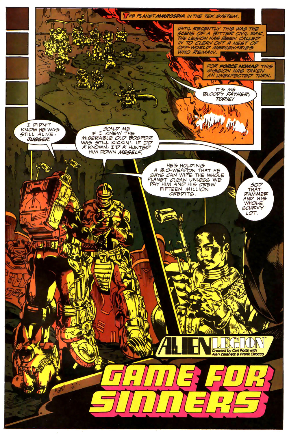 Read online Alien Legion (1987) comic -  Issue #16 - 4