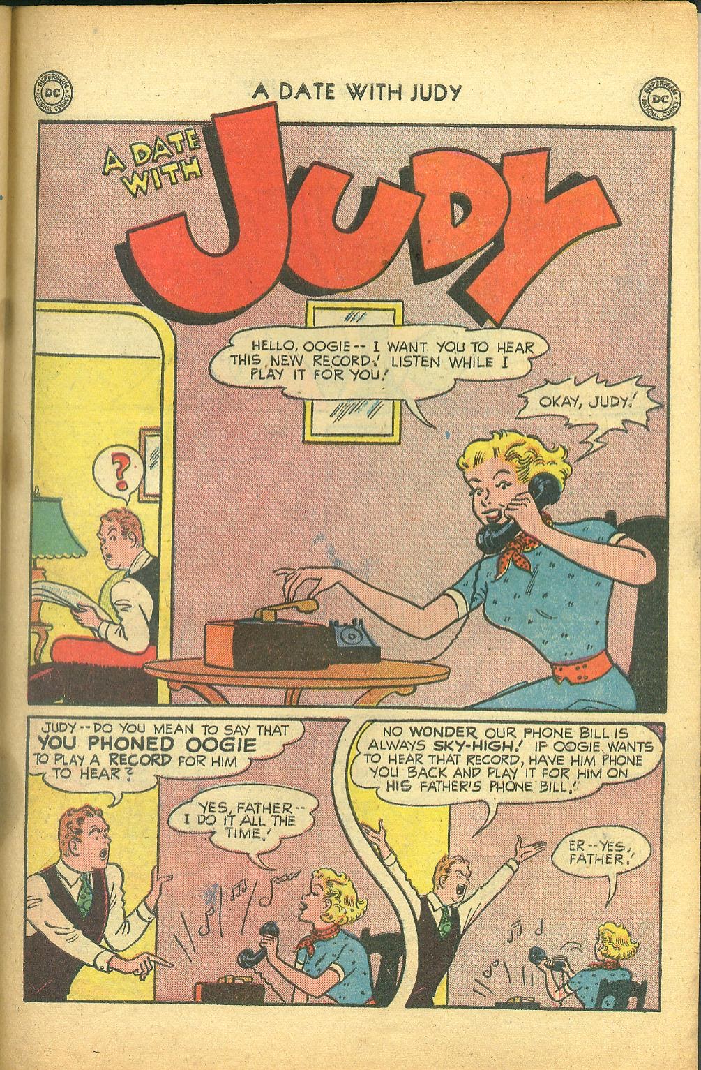 Read online A Date with Judy comic -  Issue #23 - 41