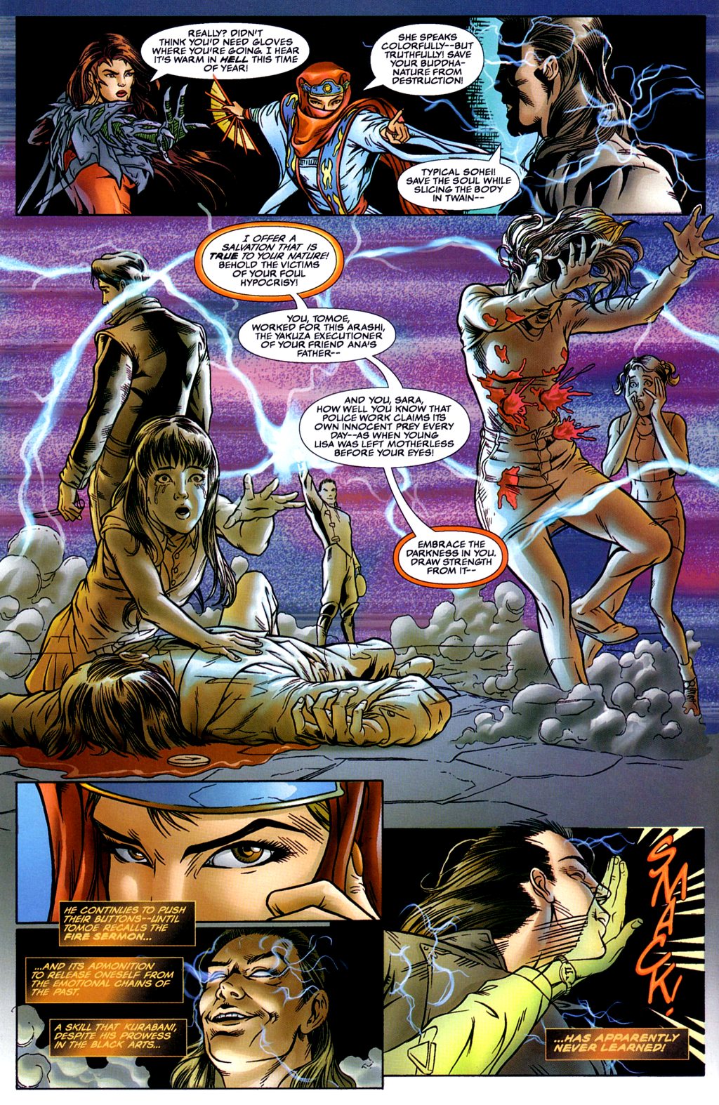 Read online Tomoe/Witchblade: Fire Sermon comic -  Issue # Full - 33