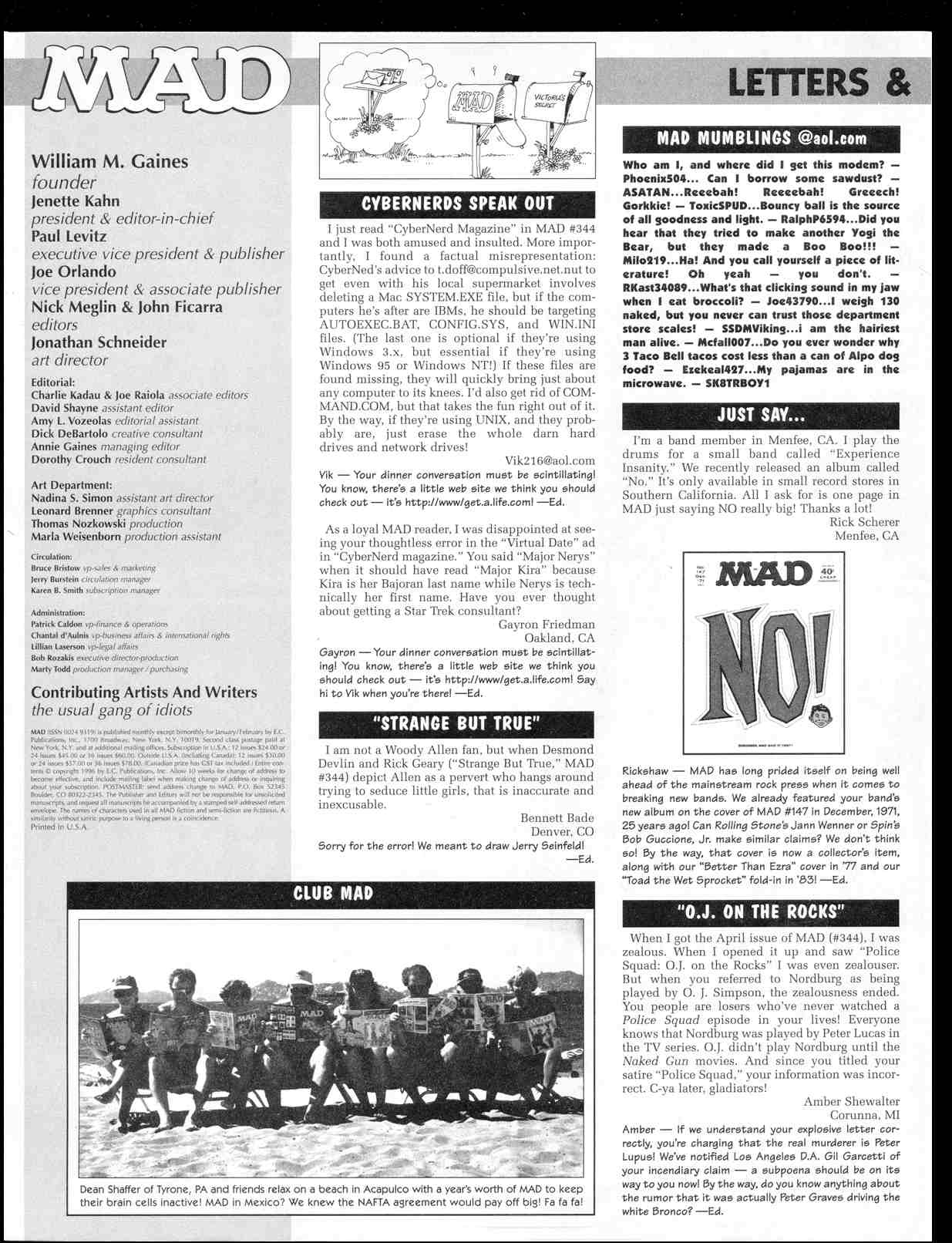 Read online MAD comic -  Issue #347 - 4