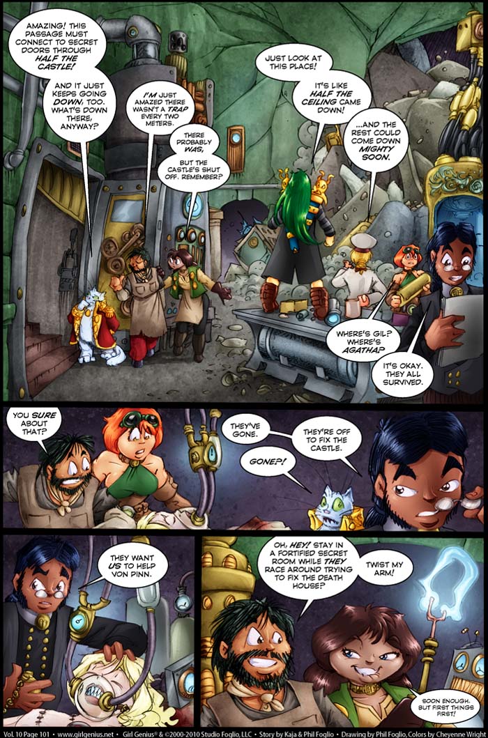 Read online Girl Genius (2002) comic -  Issue #10 - 103