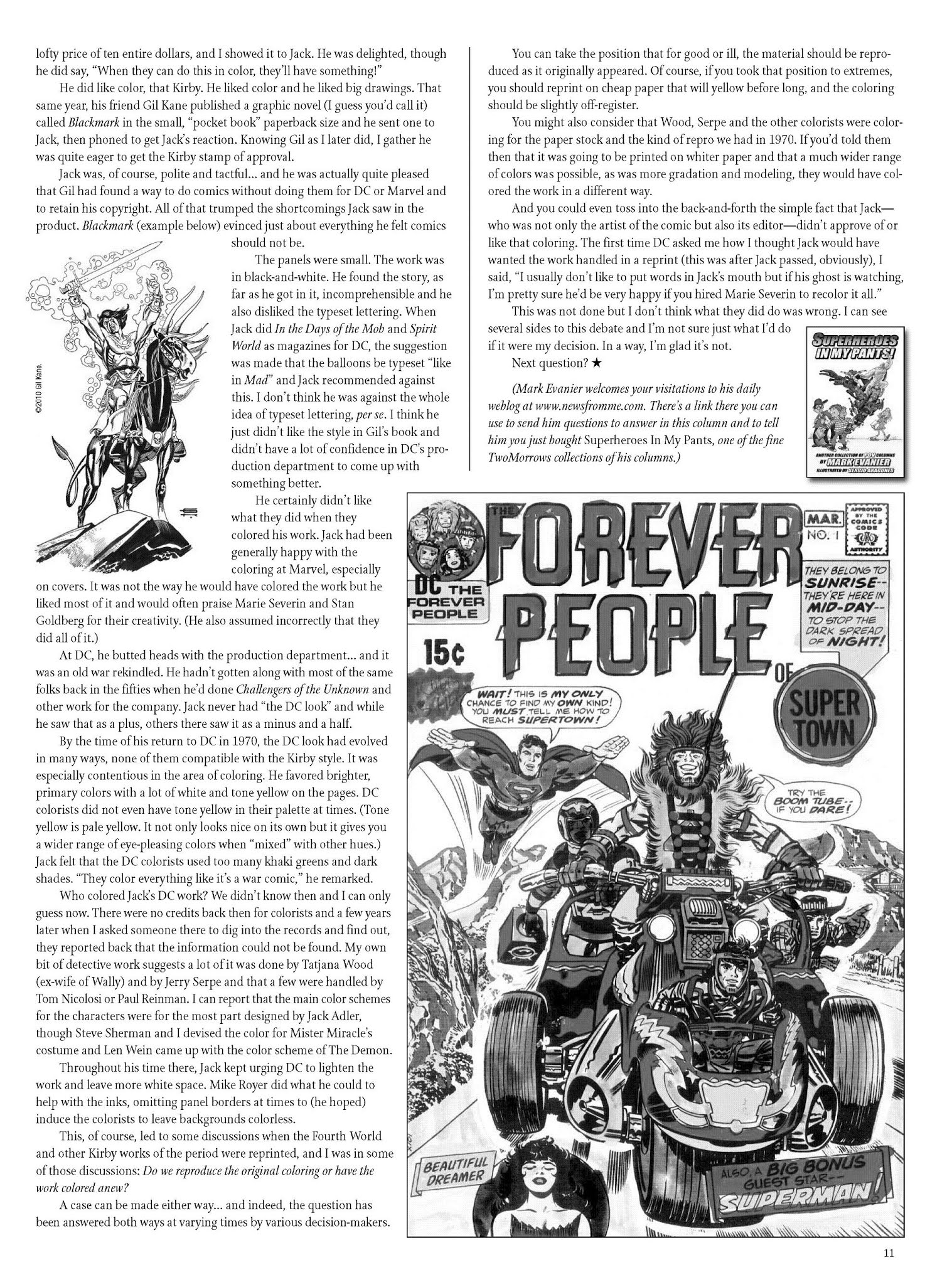 Read online The Jack Kirby Collector comic -  Issue #55 - 12